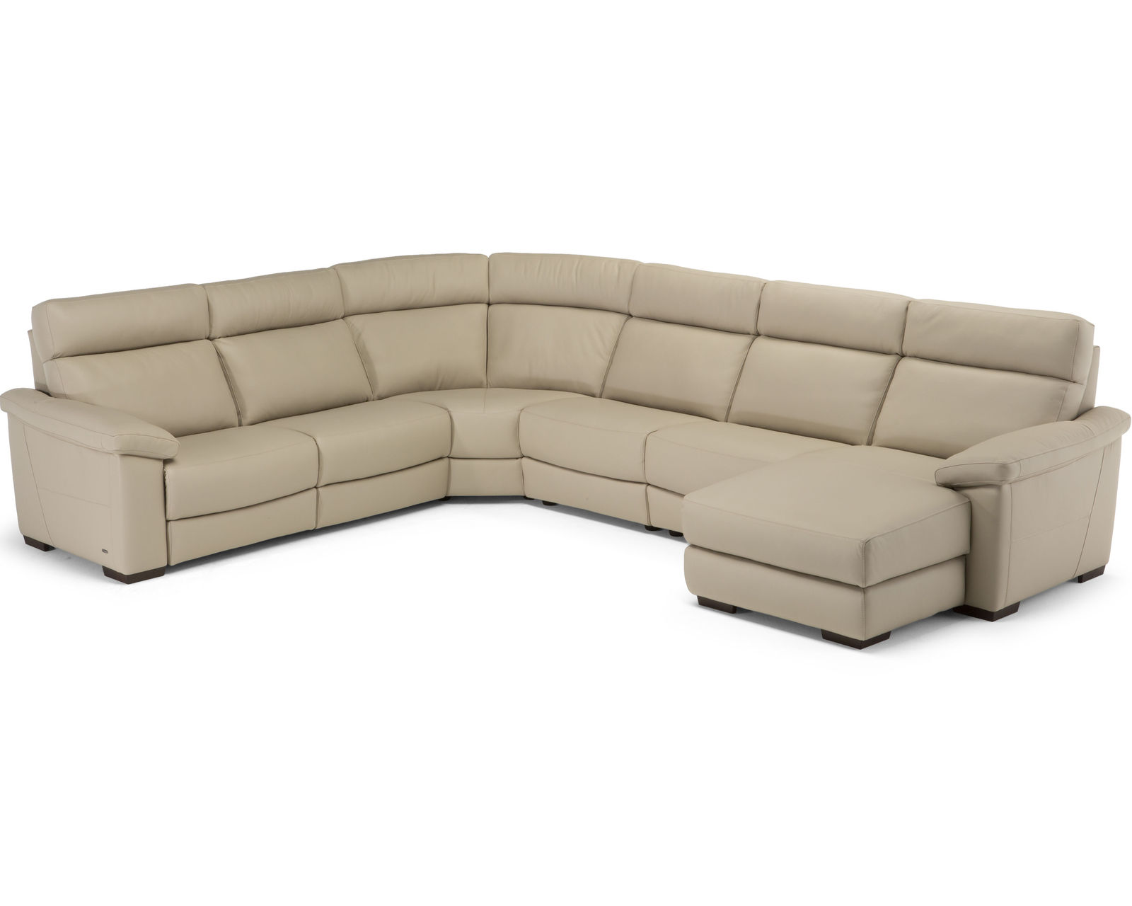 Estremo C216 Stationary Sectional (+50 leathers) - Layout H: Six Piece Sectional 116" x 150"