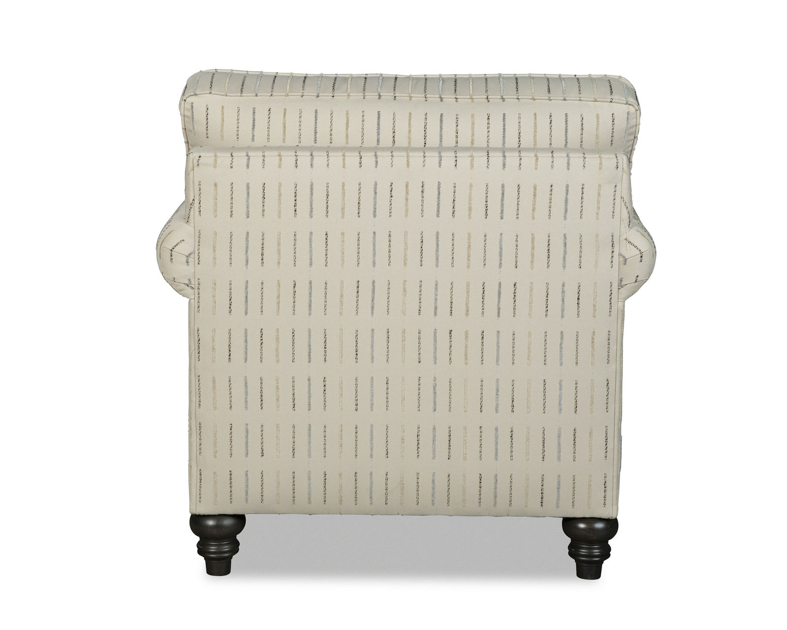 M9 Stationary Chair (100+ Performance fabrics) Make it Yours - Shown with panel arm, box back and conical turned legs