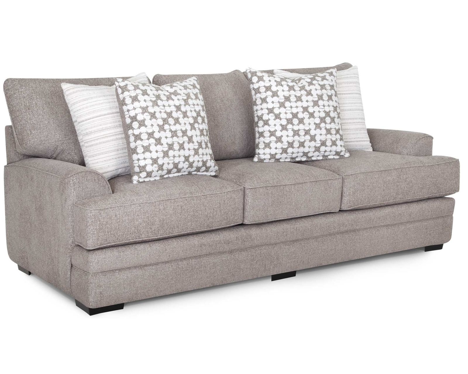Ashton 93" Sofa (Tailored Style. Sink-In Comfort. Made for Everyday Living.) - Shown in Durable Fabric Color Pewter