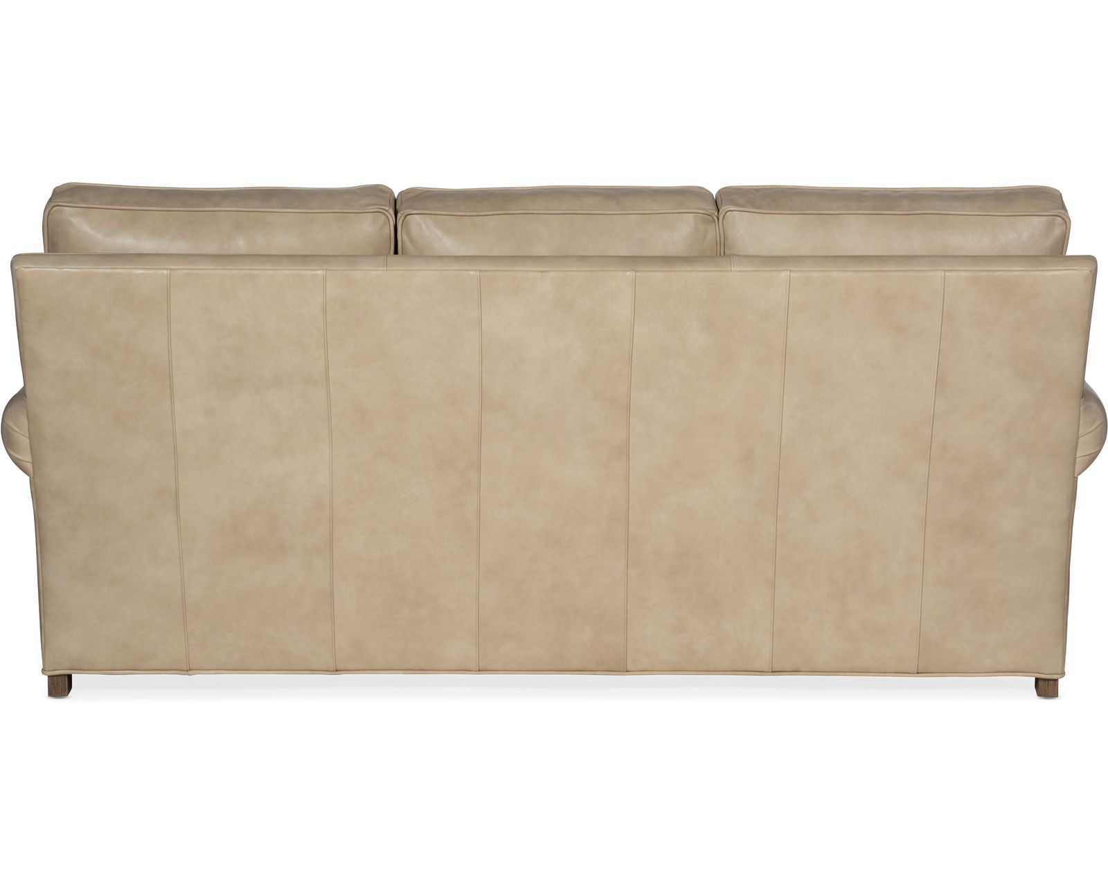 Bradington Young Reddish 579 Sofa (12 leathers) 8-Way Hand Tie - Reddish Stationary Sofa 8-Way Hand Tie