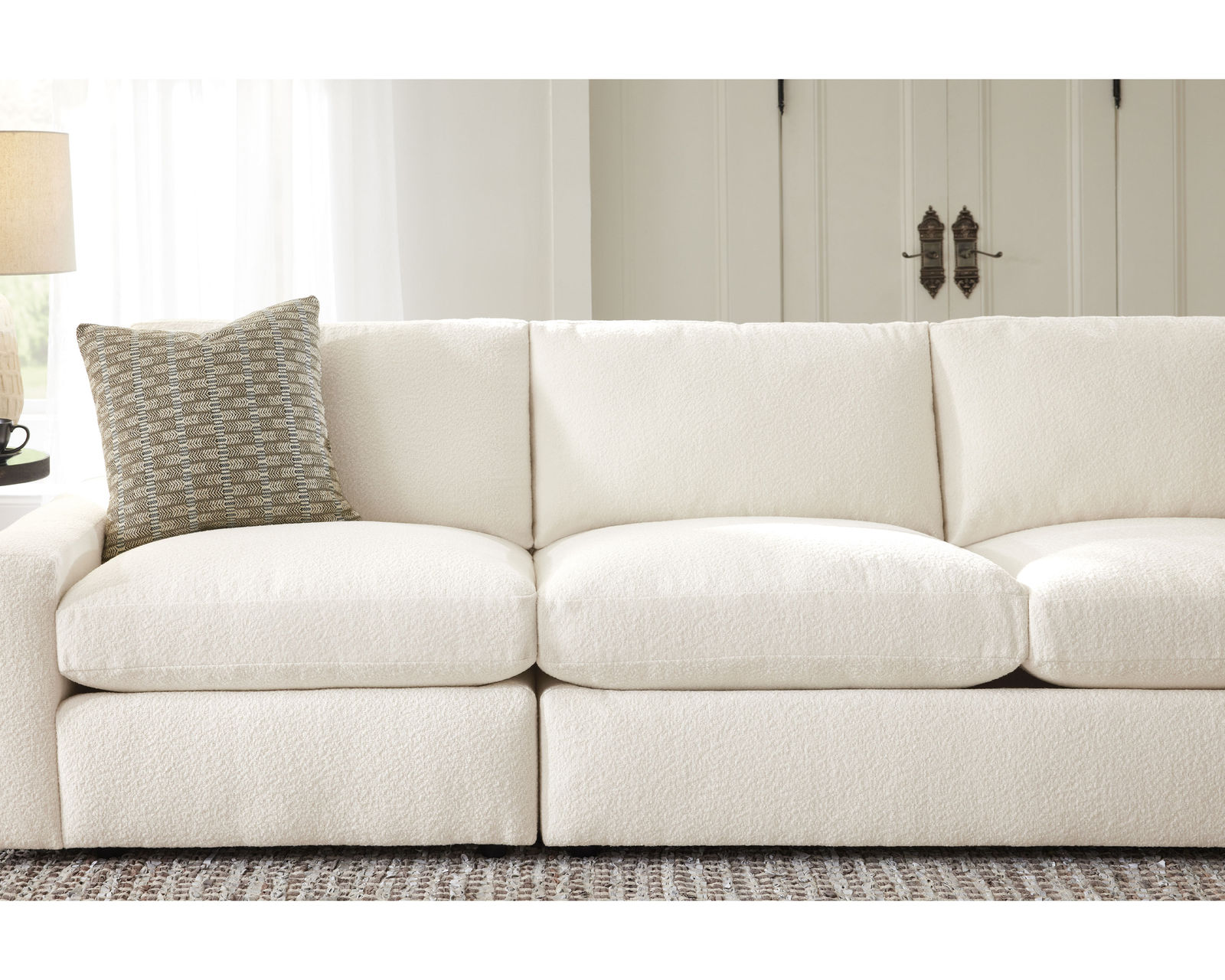 Sky 5511 Sectional (hypoallergenic down-like cushion) +100 fabrics - Sky Sectional