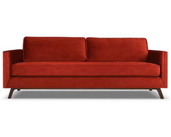 Chantel 60" - 72" - 84" Sofa in Red