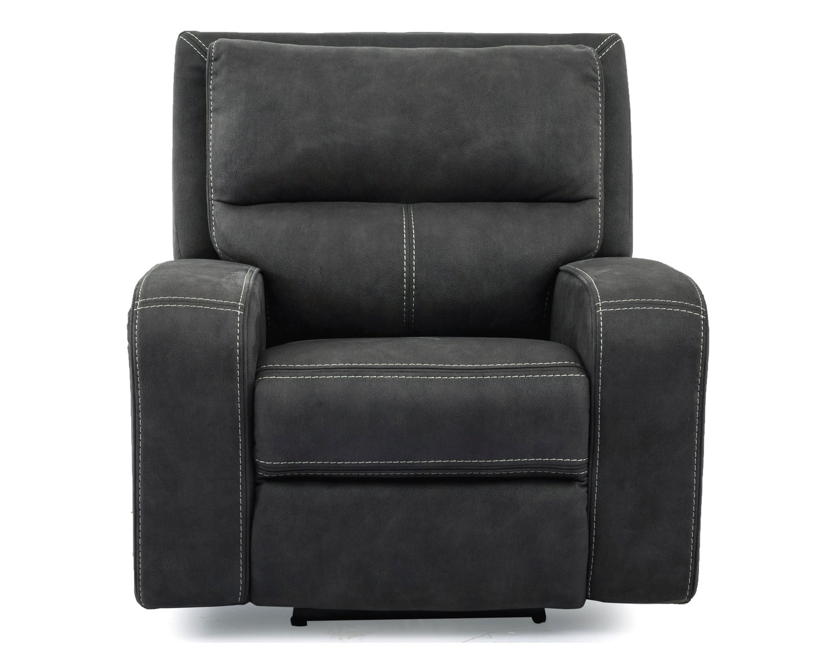 Polaris 84" Power Headrest Power Reclining Sofa Slate (In stock - Fast shipping) - Polaris Slate Power Headrest Power Recliner