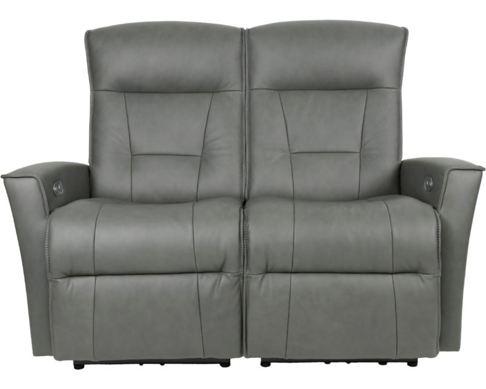 Harstad Power Reclining Wallsaver Sofa (+40 leathers) - Harstad Power Dual Reclining Wallsaver Loveseat