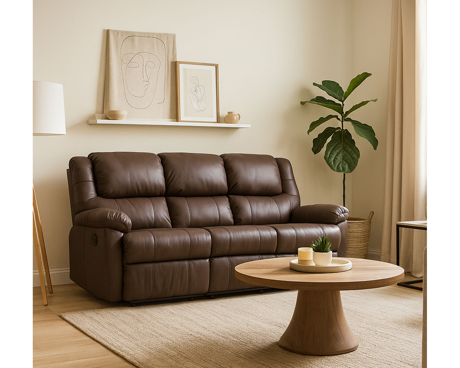 Tundra 41043 Reclining Sofa (+100 leathers) - 	Tundra 78" Reclining Sofa