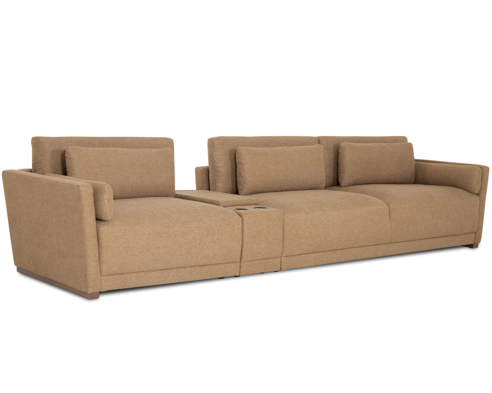 Shea 77646 Stationary Leather Sectional (100+ leathers) - Layout B: Three Piece Sectional 142" Wide