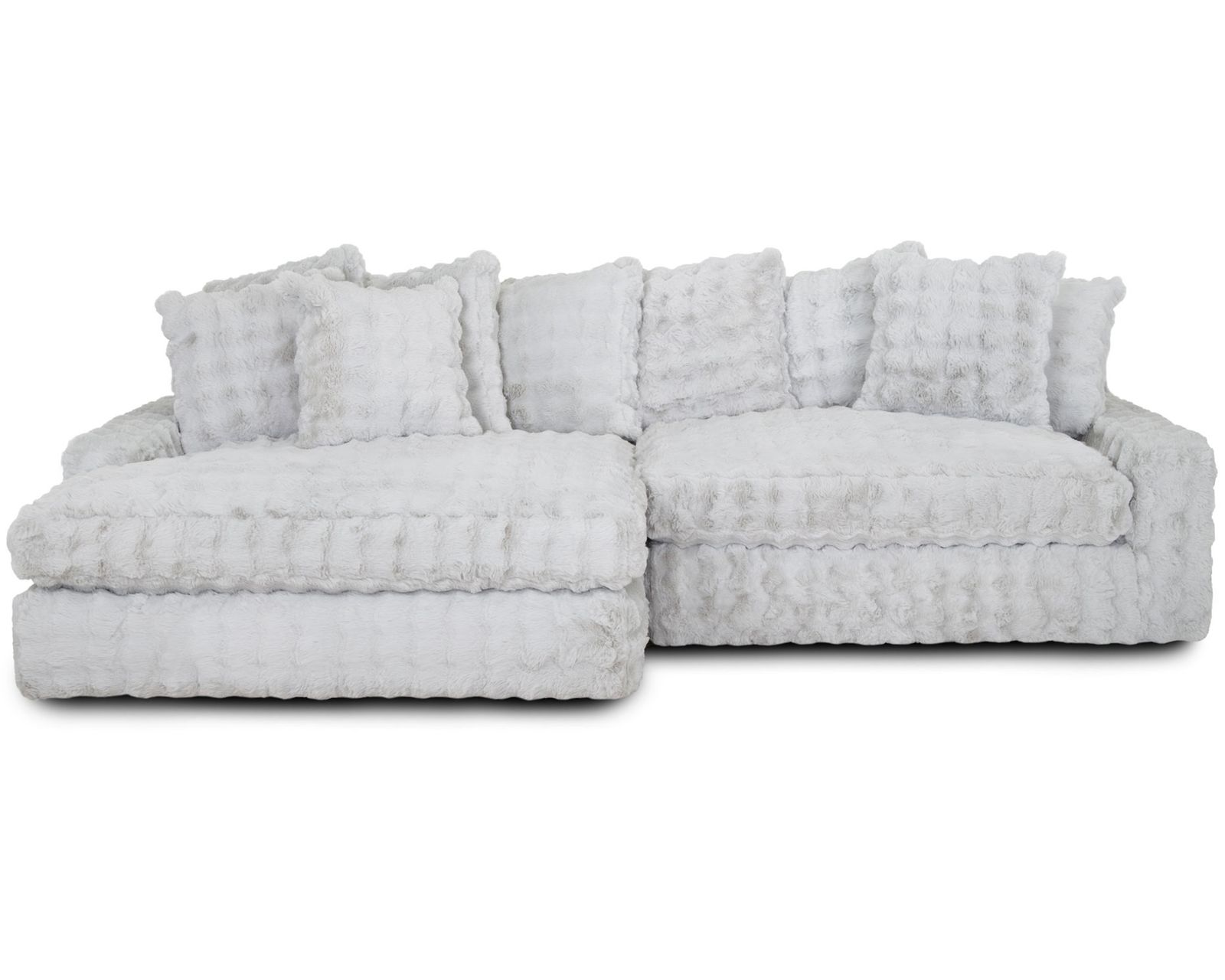 Angel 878 Modular Sectional (A Little Piece of Heaven — Oversized Comfort Made for Serious Lounging) 2 colors - Layout A: Two Piece Sectional 64" x 102.5" 