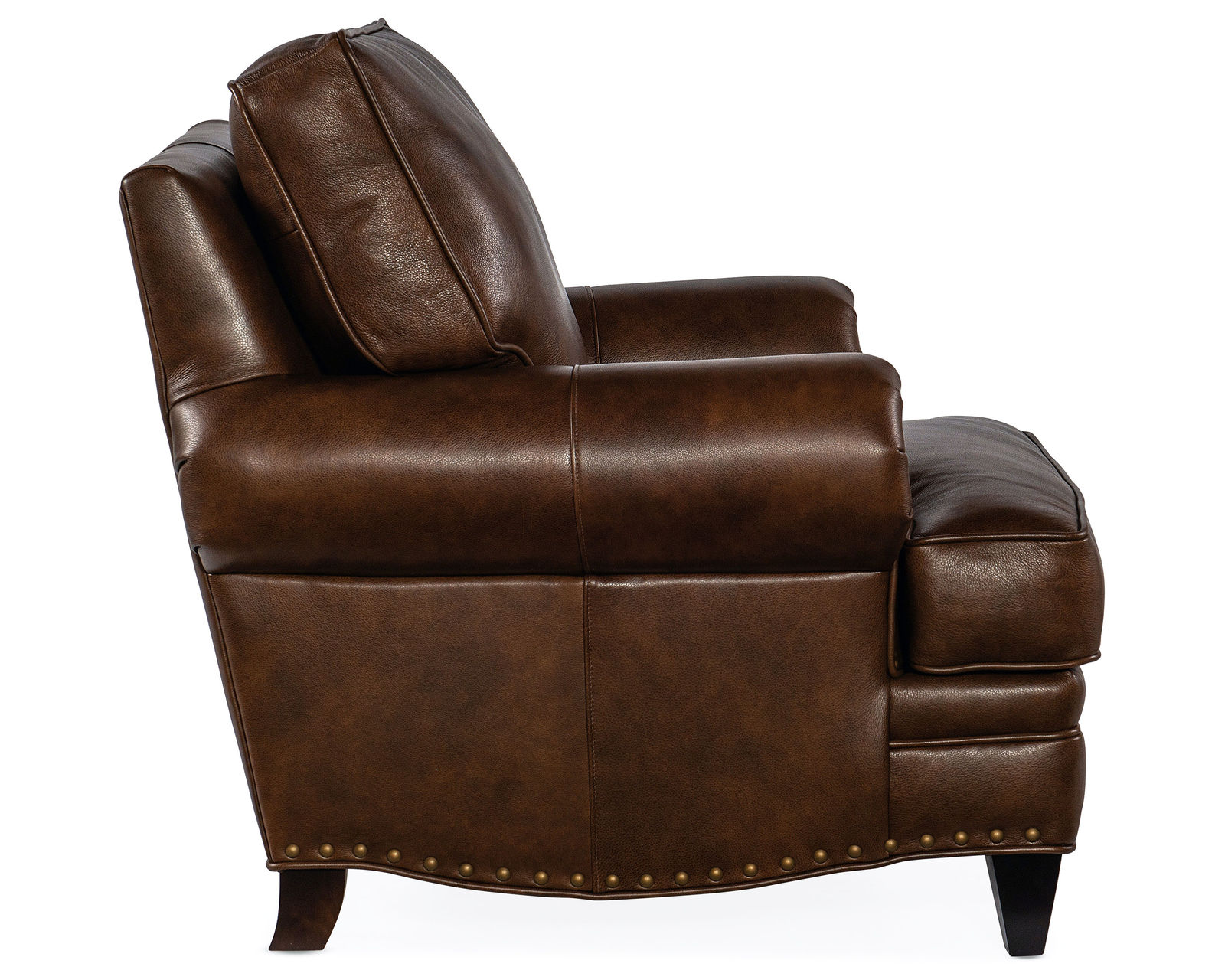 Bradington Young Carrado Stationary Sofa 8-Way Tie - Top Grain Leather - In Stock (Brown) - Carrado Stationary Chair -  8-Way Tie - Top Grain Leather - In Stock (Brown)