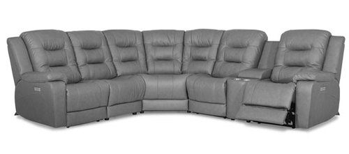 Layout B: Six Piece Sectional 110" x 123" (2 recliners)