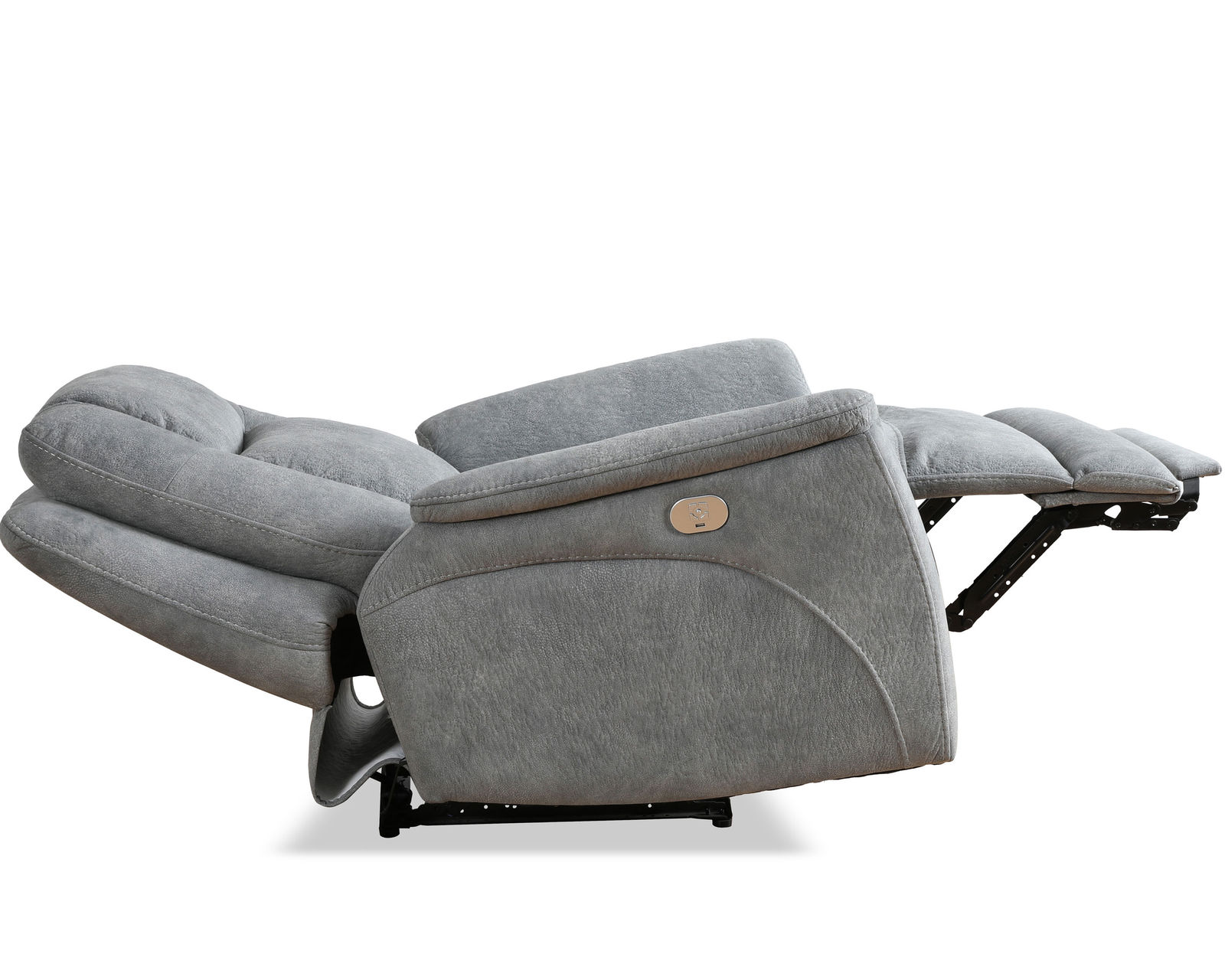 Linus Zero Gravity Power Headrest Power Recliner Grey (In stock - Fast shipping) - Linus Zero Gravity Power Headrest Power Recliner