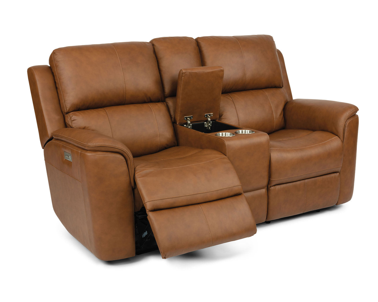 Henry Power Reclining Loveseat with Console and Power Headrests and Lumbar (946-72)Zero Gravity - In stock