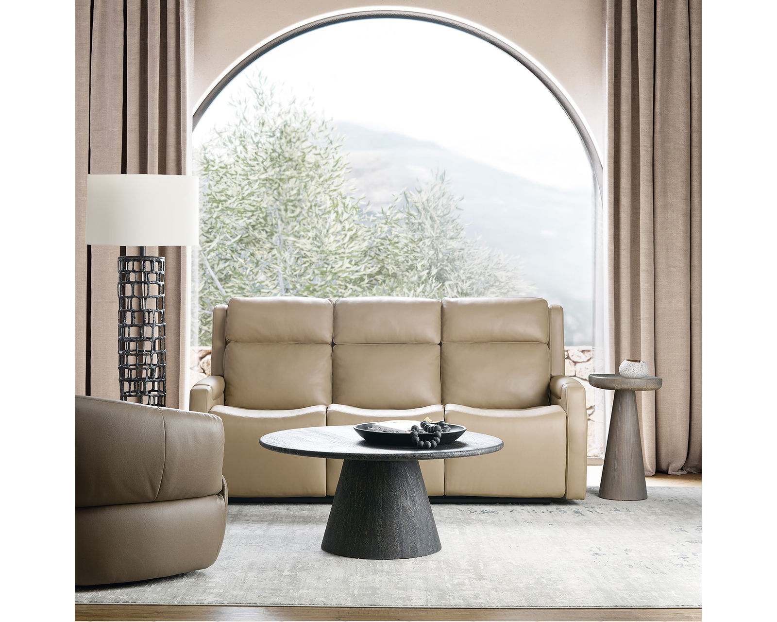 Nelson Zero Gravity Triple Power Reclining Sofa Beige (In stock)