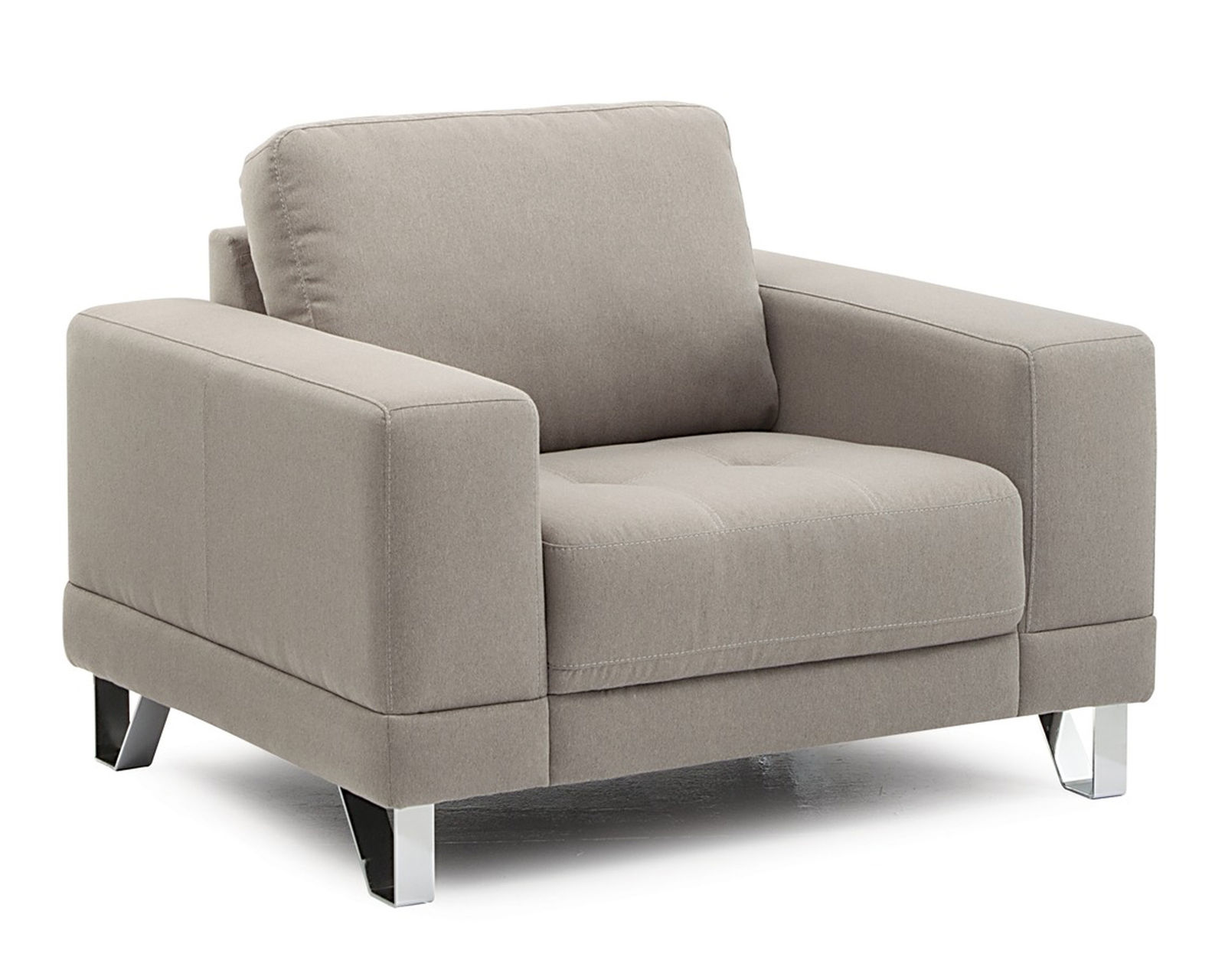 Seattle 77625 Chair (+50 fabrics) - Seattle 77625 Chair (Made to order fabrics and leathers) - Shown in Fabric: Vermont - Platinum
