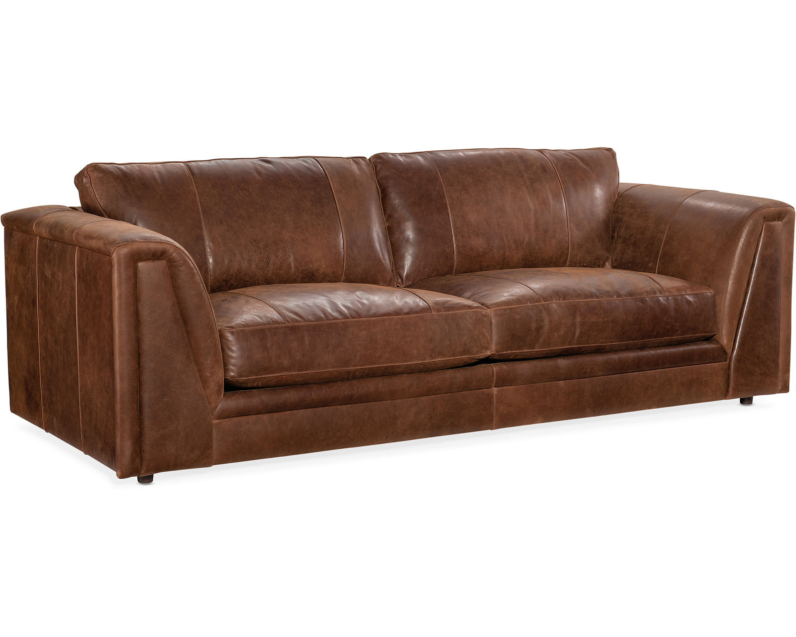 Bradington Young Crew 742 Sofa (12 leathers) 8-Way Hand Tie