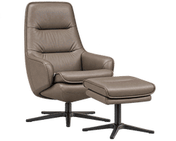 Nova Reclining Swivel Chair & Footstool (IN Stock) Modern Scandinavian Design. Comfort in Motion