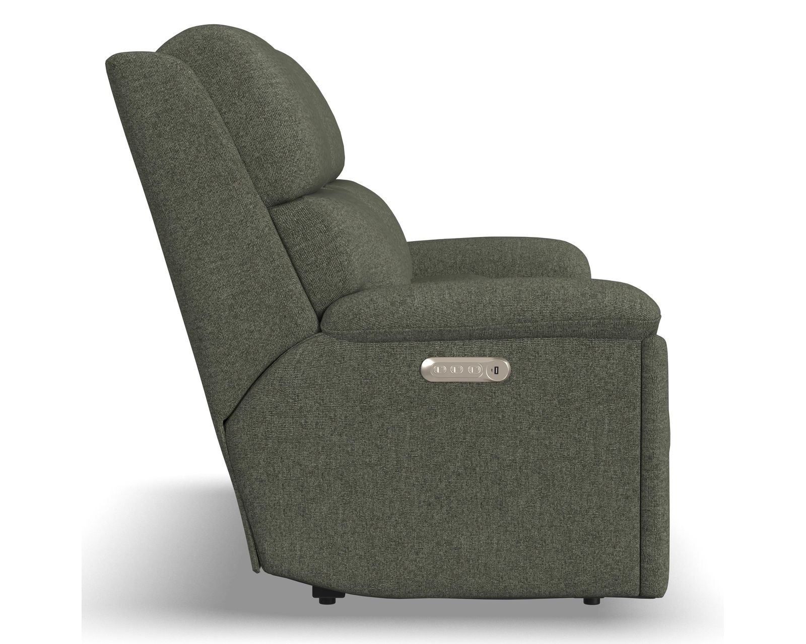 Porter 2865 Triple Power 74" Reclining Console Loveseat (+90 fabrics) - Porter Fabric Power Reclining Console Loveseat with Power Headrest & Lumbar