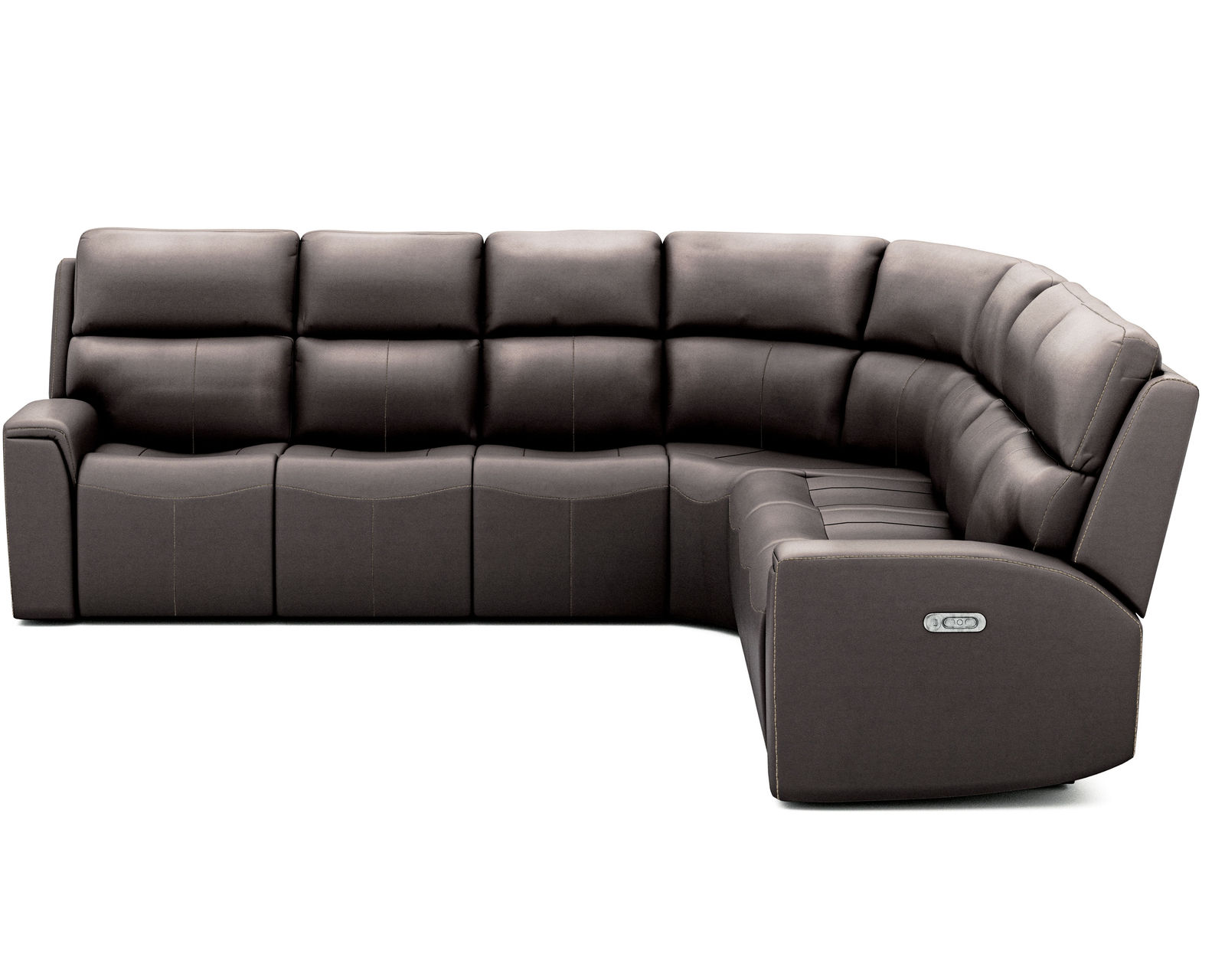 Jarvis Leather Power Reclining Sectional with Power Headrest (009-70) ZERO GRAVITY - In stock