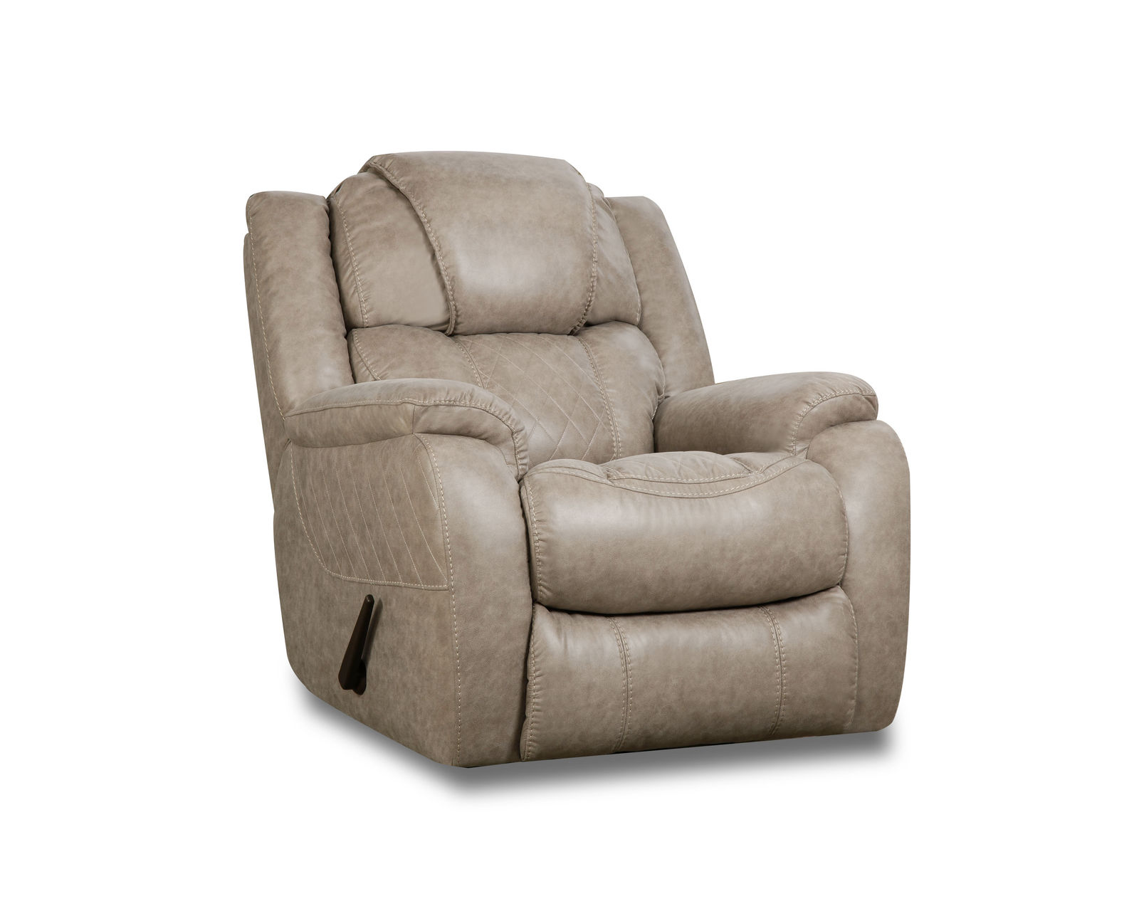 Rayna 88" Double Reclining Sofa Tan (In stock) - Rayna Rocker Recliner