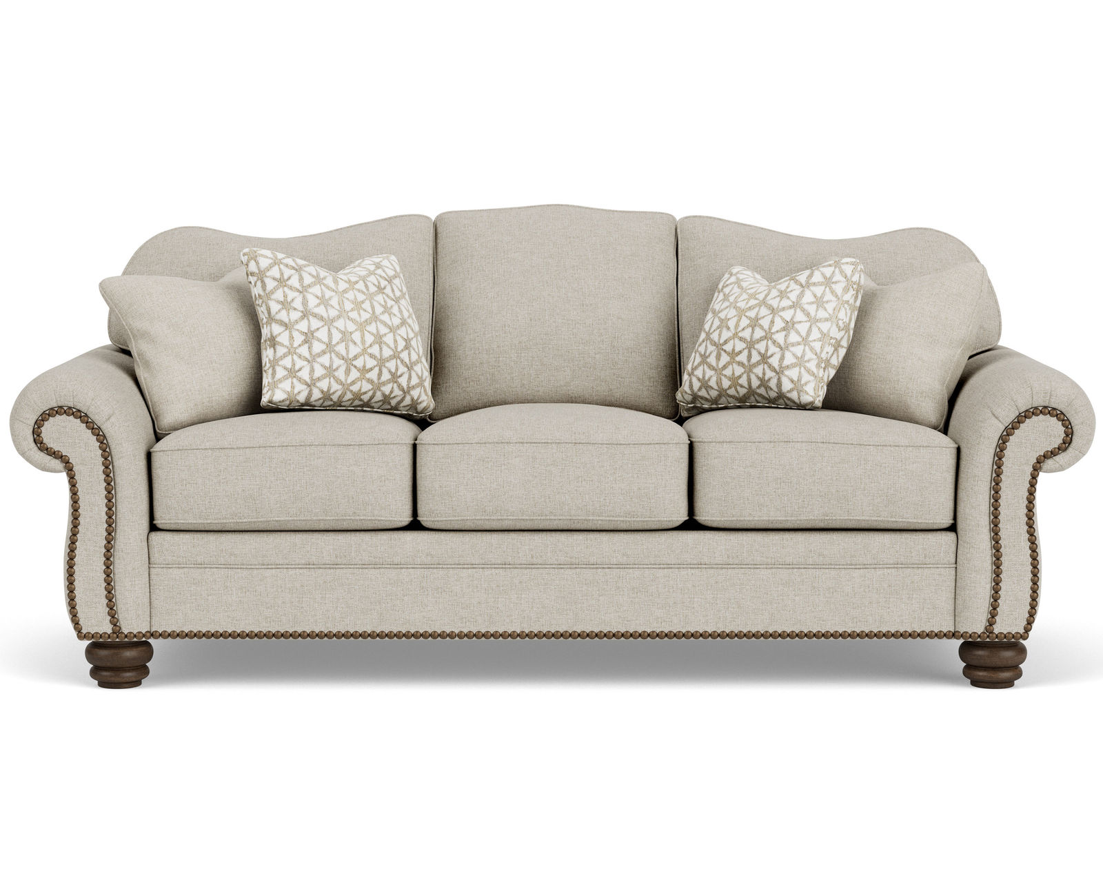 Bexley 8646 Sofa (+100 fabrics) 91" - Bexley Sofa with Nailhead Trim Available