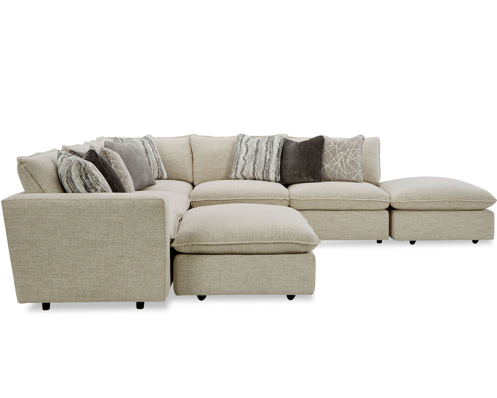 Bowie 7127 Modular Sectional (+100 performance fabrics) - Customize in over 100 Kid and Pet-Friendly High-Performance Fabrics 