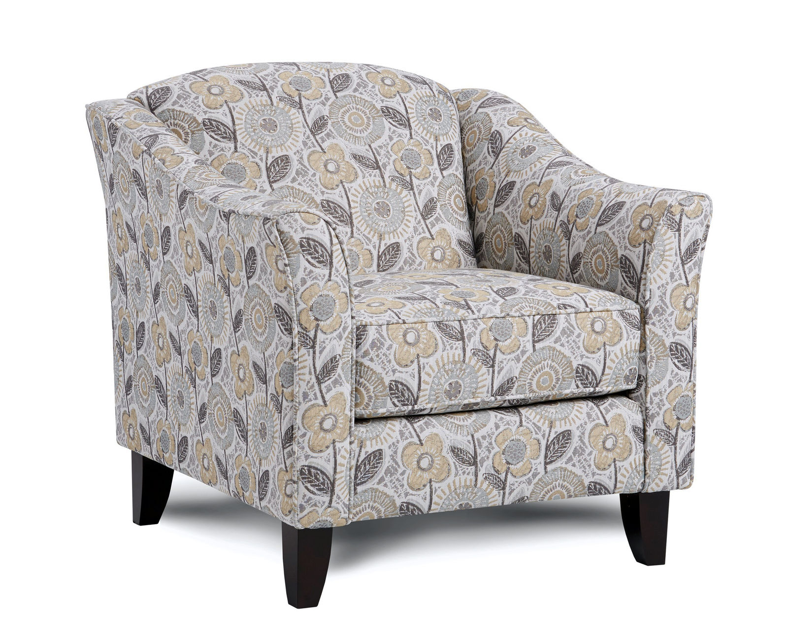 Vandy Heather 88" Sofa 1140 (Includes pillows) - Dayflower Haze Accent Chair
