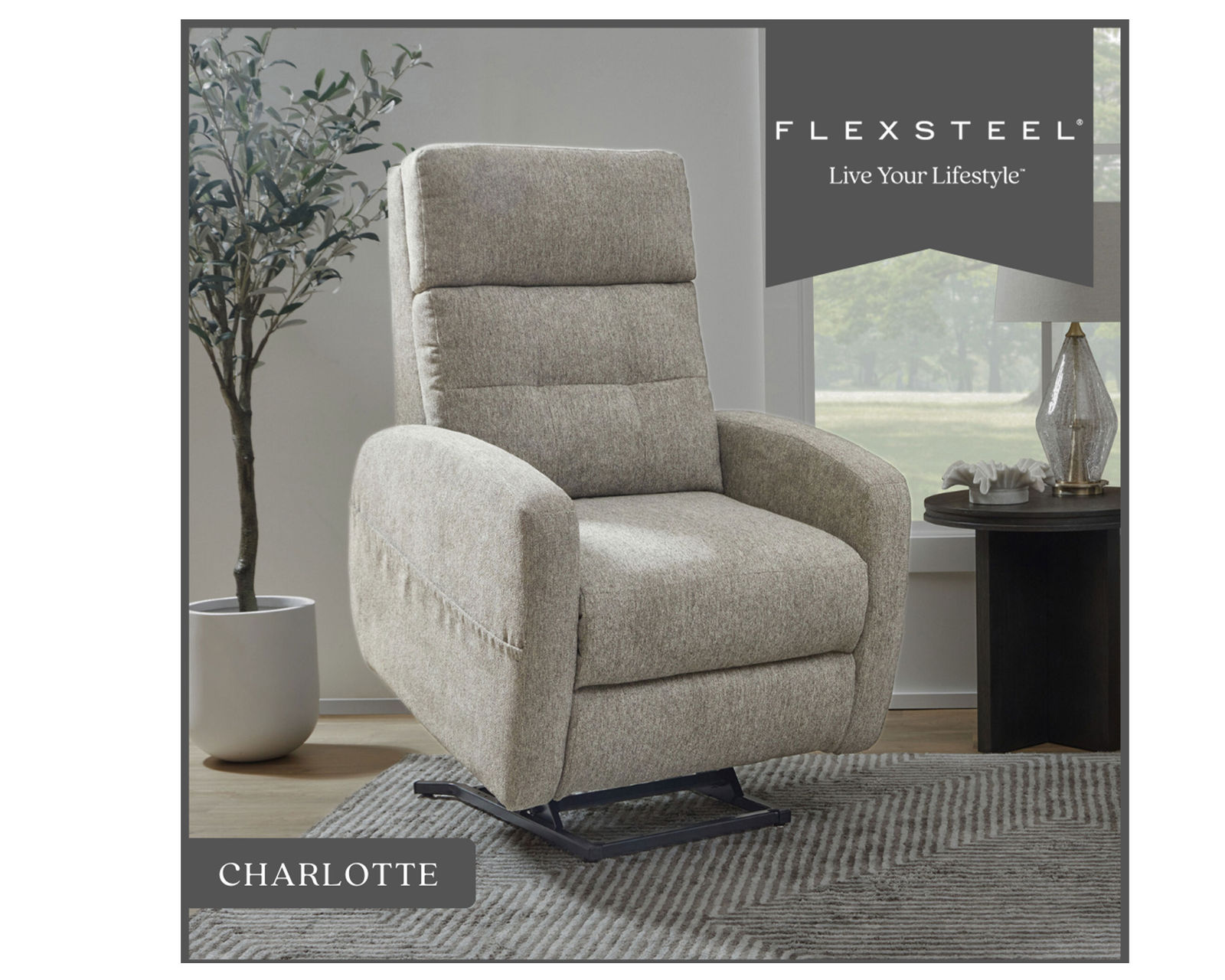 Charlotte Zero Gravity Triple Power Lift Recliner (+10 colors) - Power lift assists with getting in and out of the recliner