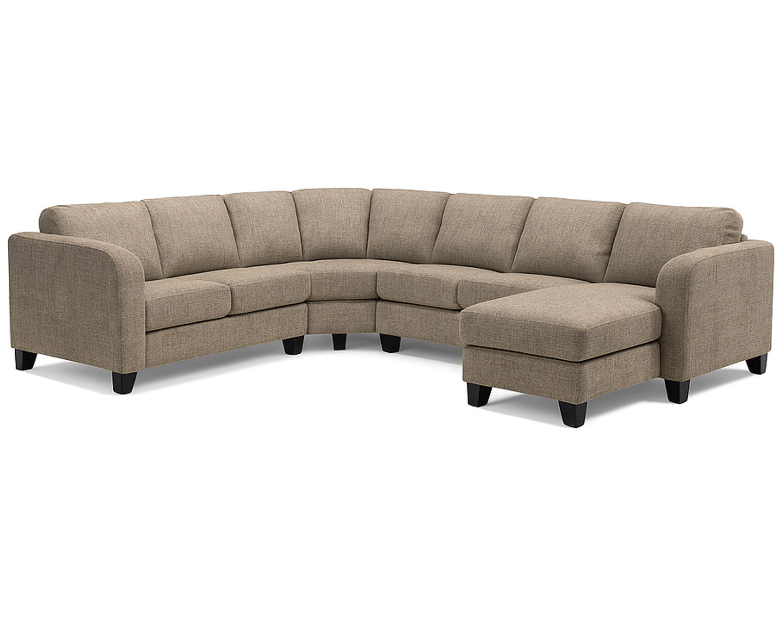 Juno 77494 Sectional (+50 fabrics) - Layout A: Four Piece Sectional 101" x 124" x 63"