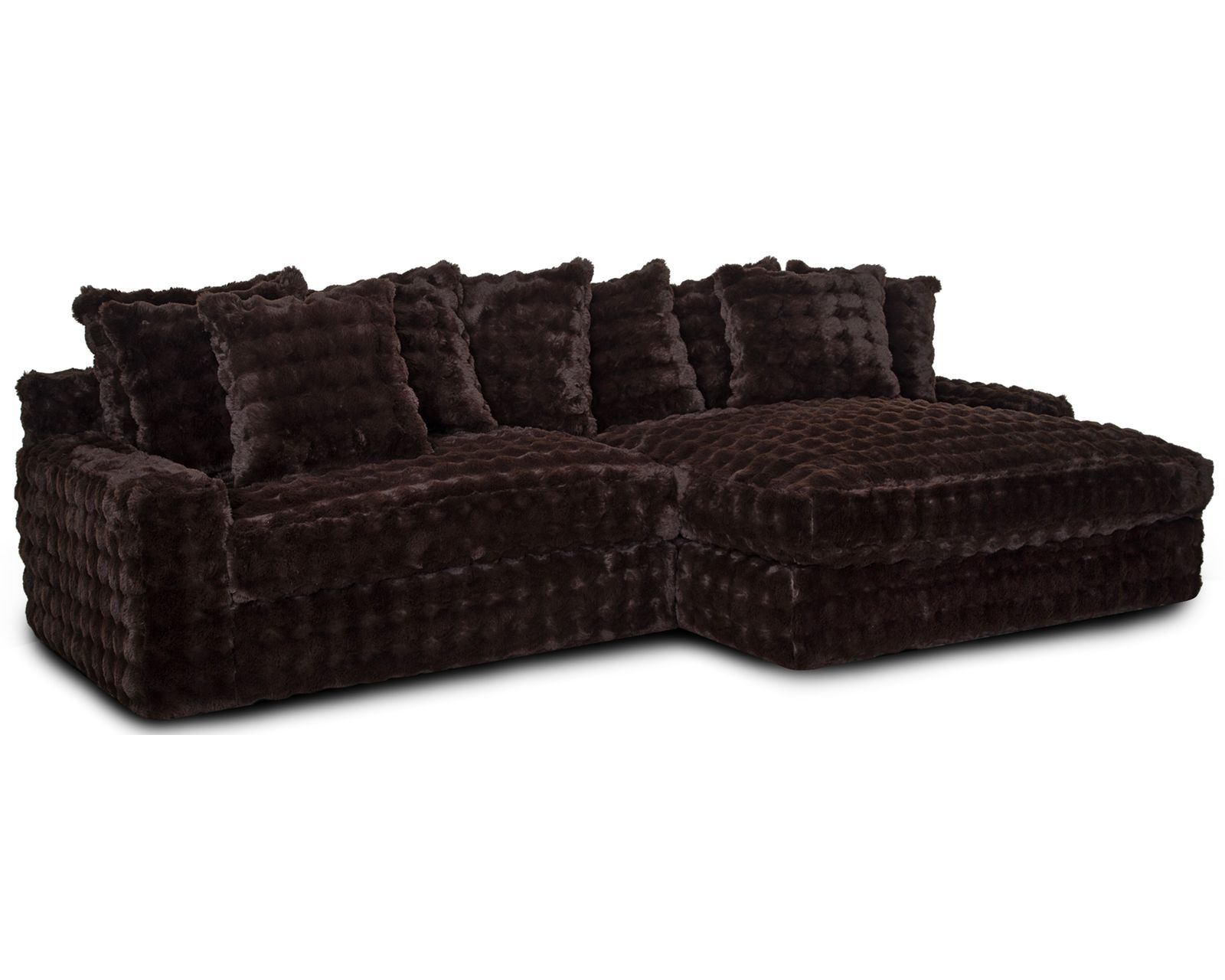 Angel 878 Modular Sectional (A Little Piece of Heaven — Oversized Comfort Made for Serious Lounging) 2 colors - Layout B: Two Piece Sectional 102.5" x 43.5"