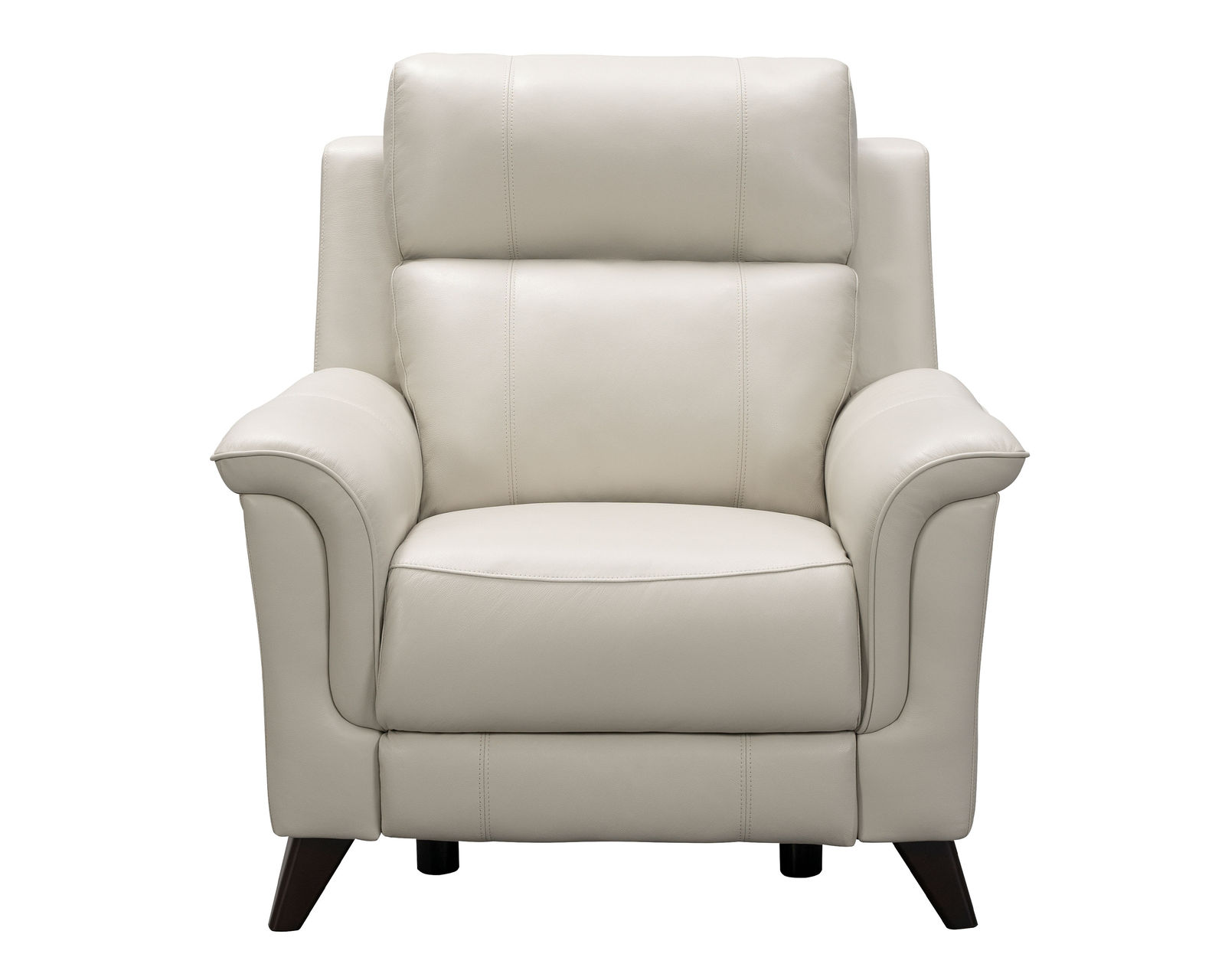 Kester Leather Power Headrest Power Recliner (Cream) In stock - All leather everywhere your body touches