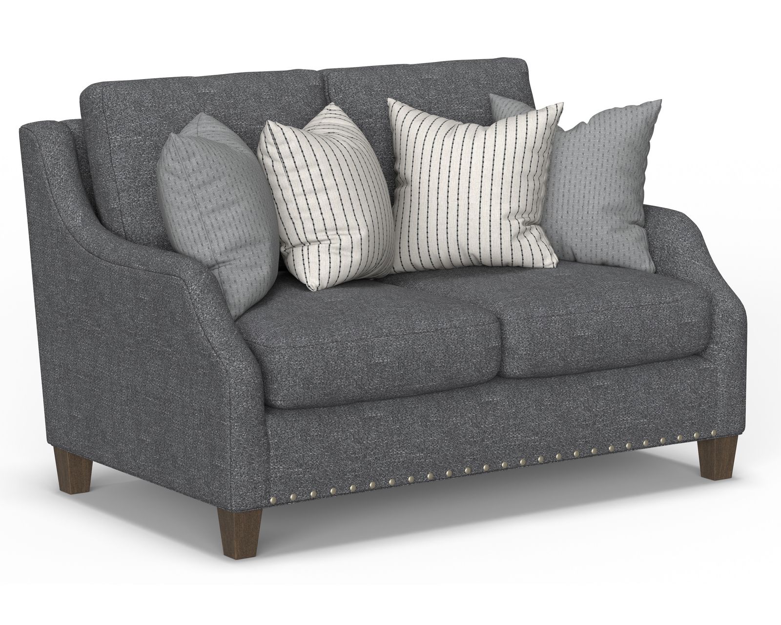 Gianna 7824 Chair (+100 fabrics) - Gianna Nail Head Loveseat