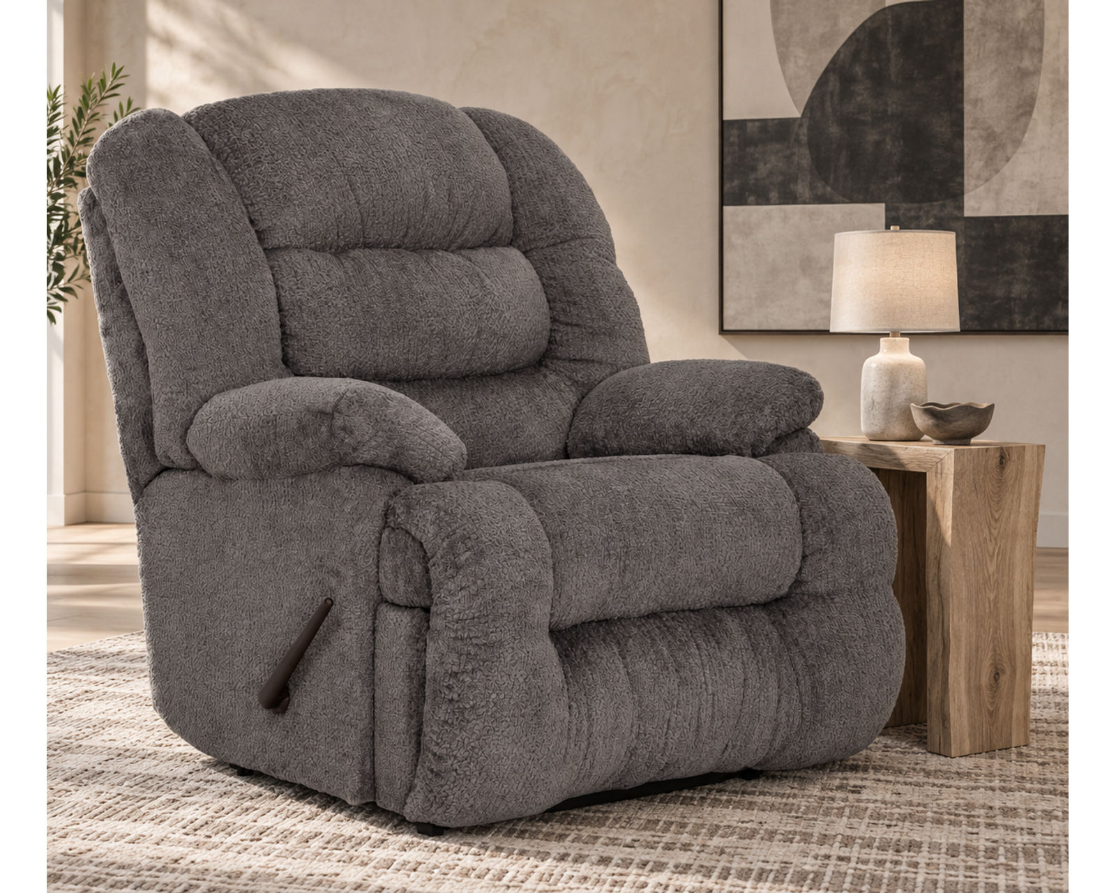 Everest 9517 500 lb. Oversized Big Man's Rocker Recliner (Built Bigger. Built Stronger. Built for Serious Comfort) 2 colors - Built Bigger. Built Stronger. Built for Serious Comfort