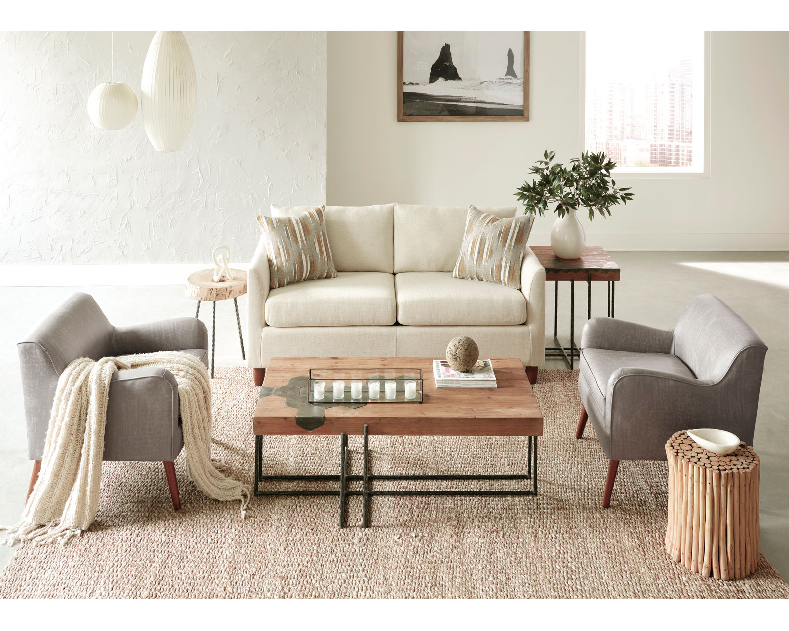 Bayment 77" Sofa (+100 fabrics) - Bayment Stationary Sofa