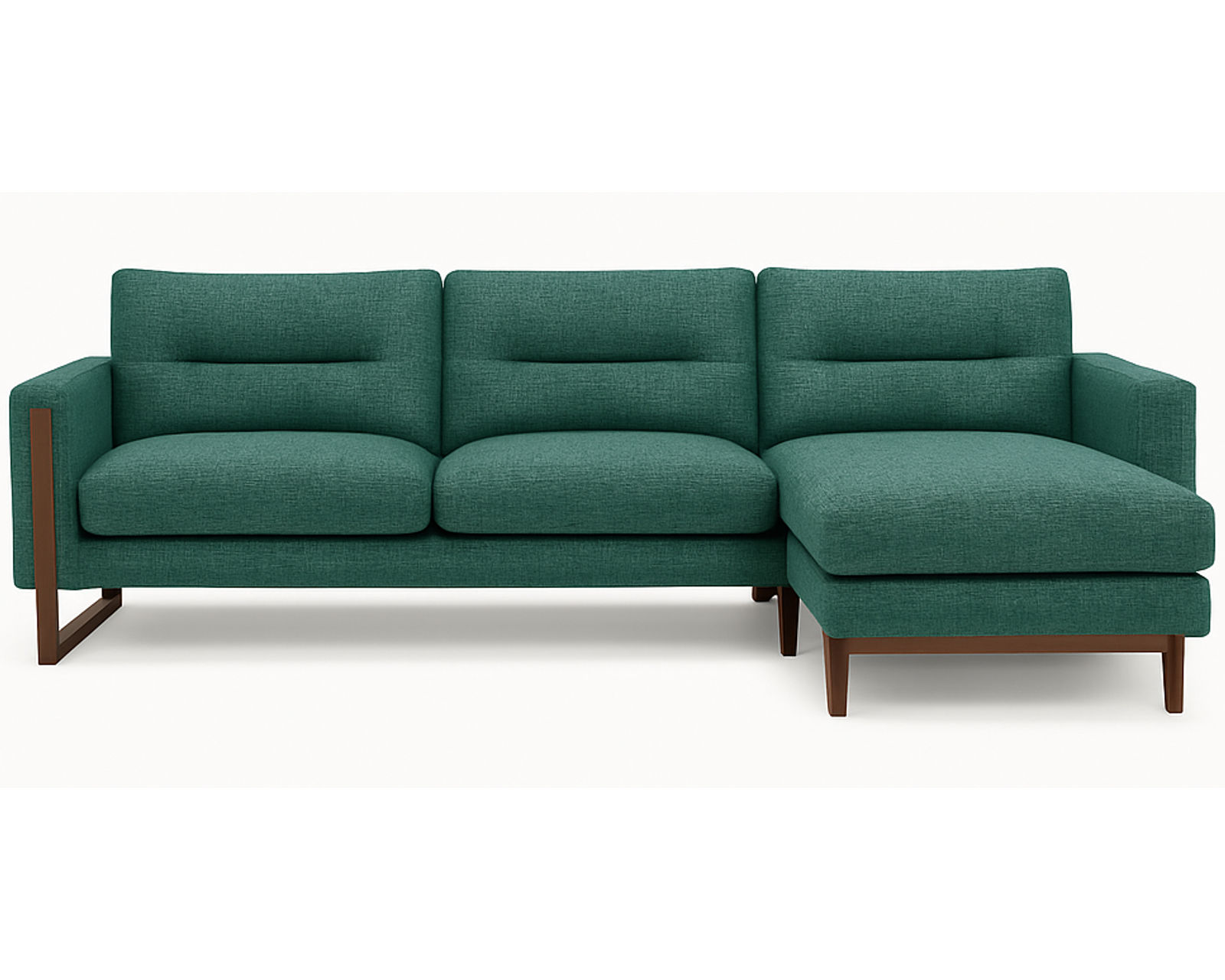 Brookes 77696 Chaise Sectional (+60 fabrics) - Layout A: Two Piece Chaise Sectional 106" x 61"