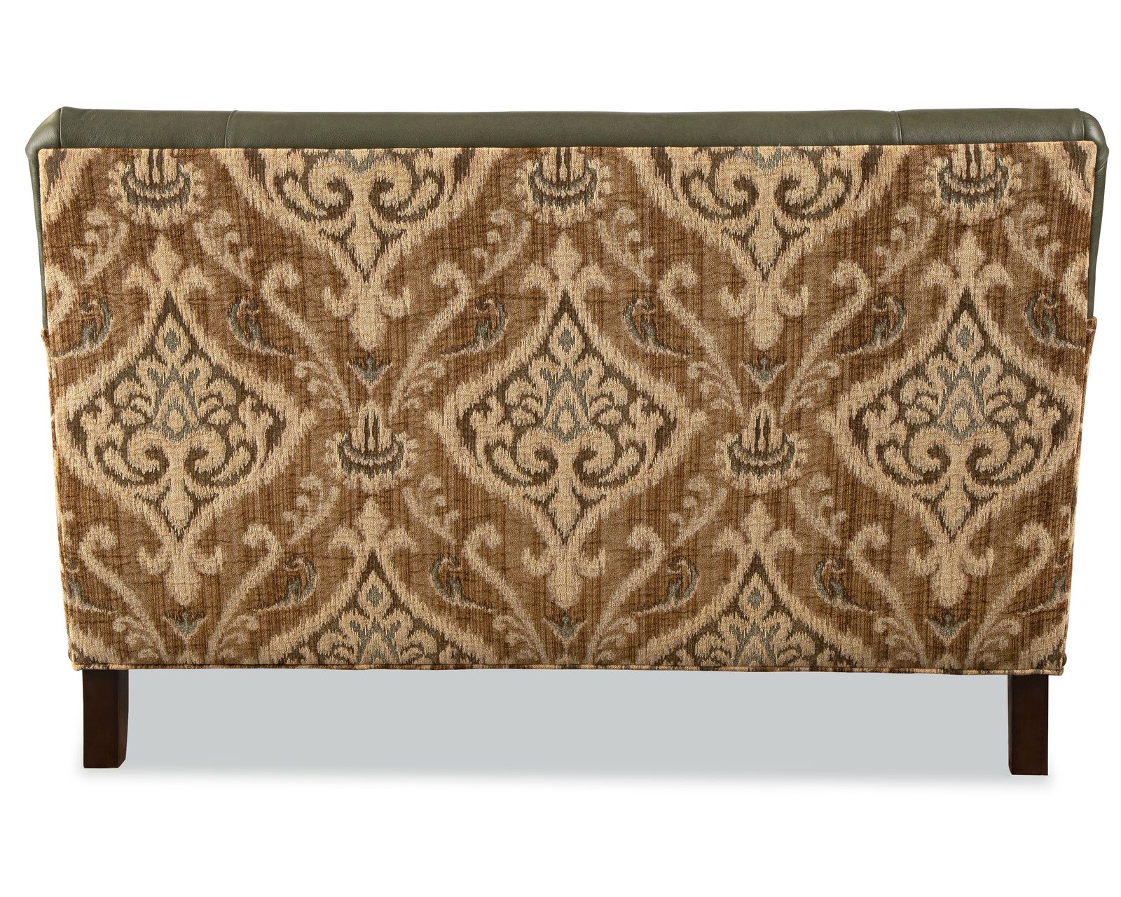 Zayden LF0503 Leather and Fabric Settee - Zayden LF0503 Leather and Fabric Settee