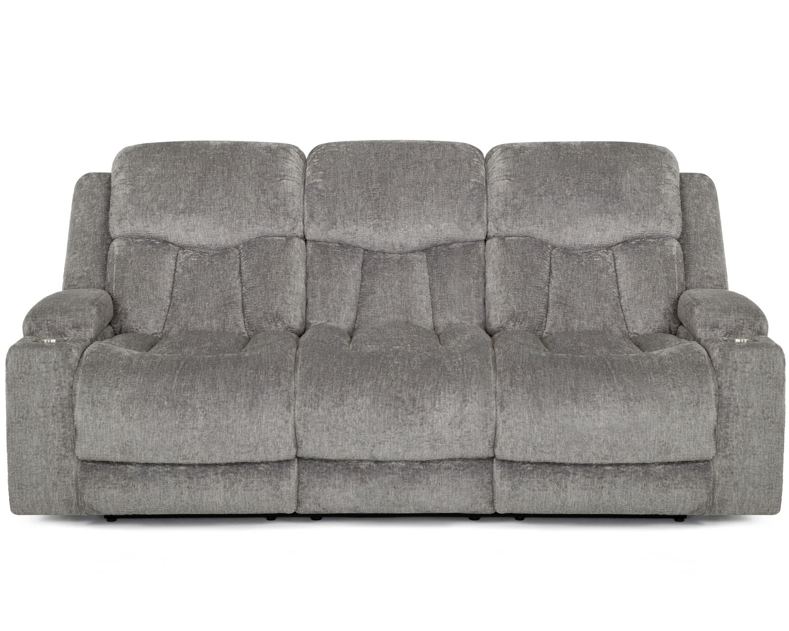 Denali 90" Power Reclining Sofa with Fold Down Table, Lights, USB, Wireless Charging, Dual Arm Storage, Massage, Cupholders & Drawer (+3 colors) - Power Reclining with Power Headrest