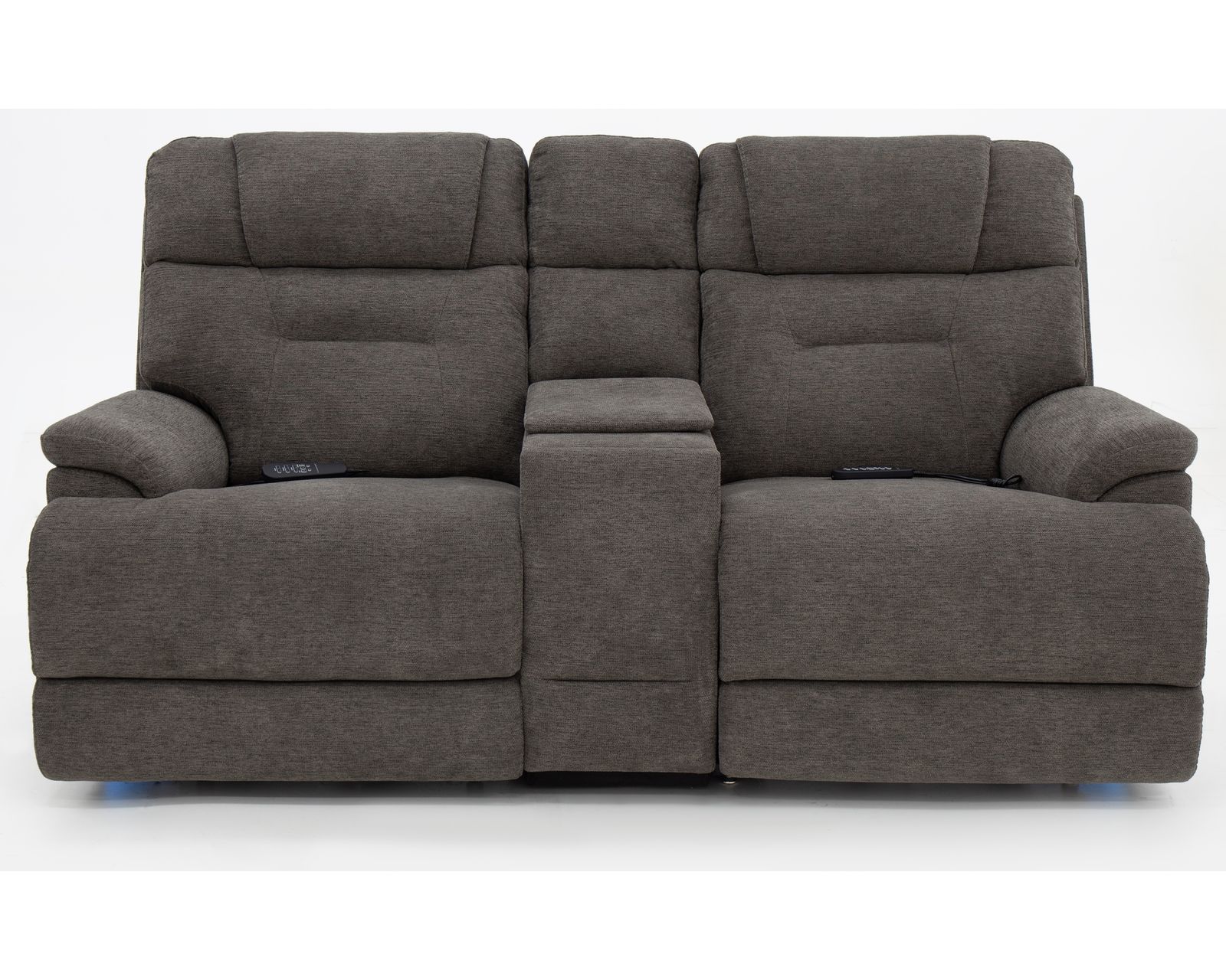 Zofa Zecliner Power Sleep Modular Sectional with Power Headrest, Lumbar, Heat, & Massage - Layout A: Three Piece Reclining Sectional 77" wide (2 recliners)