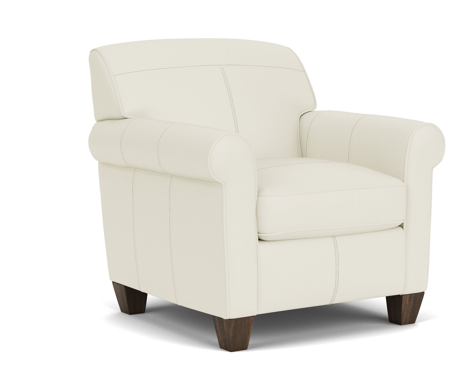 Dana 82" Stationary Leather Sofa (Leather choices) - Dana Leather Chair
