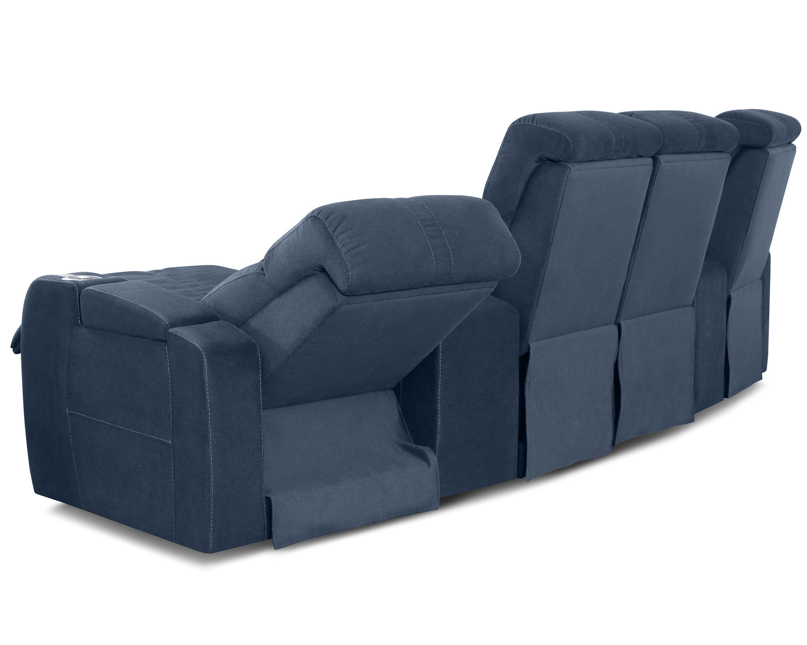 Flicks 41416 Power Reclining Home Theater Sectional (+200 colors) 
