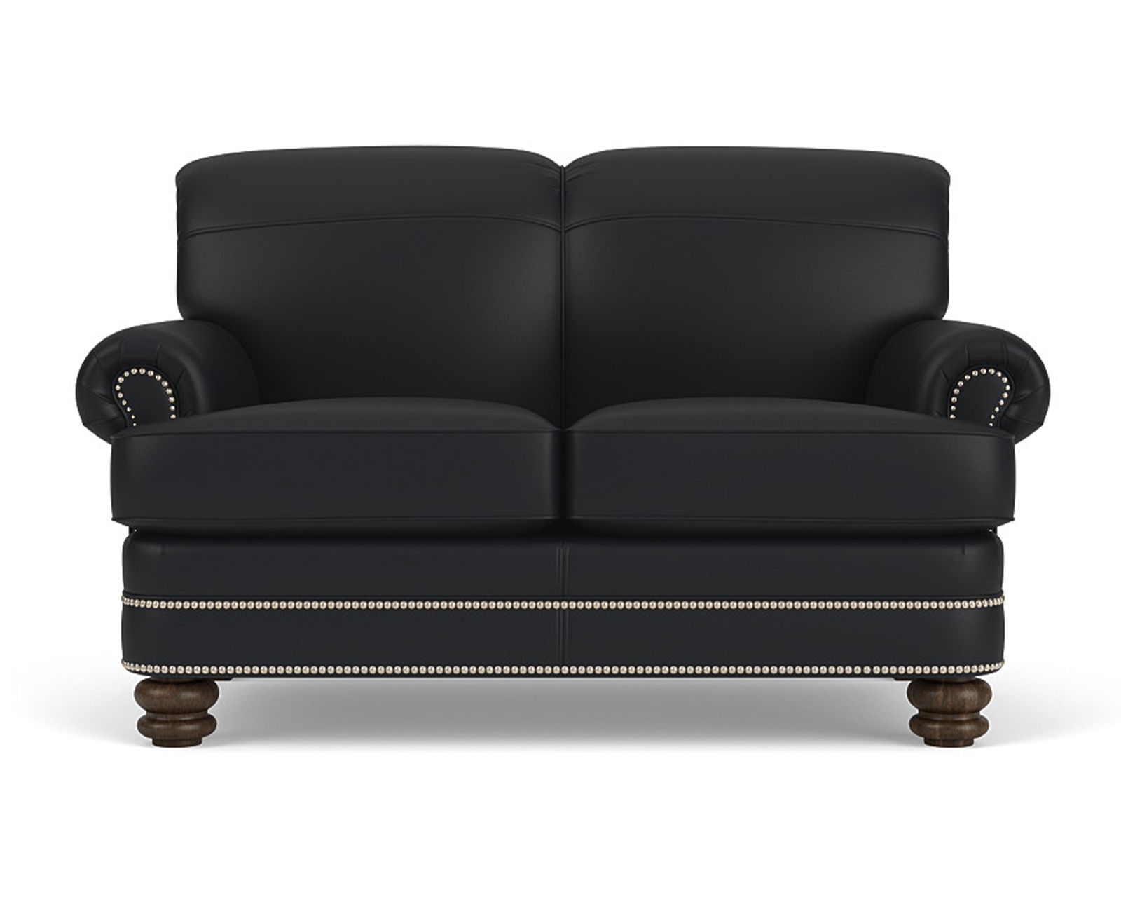 Bay Bridge 3791 Nailhead Loveseat (+50 leathers) - Bay Bridge Leather Nailhead Loveseat