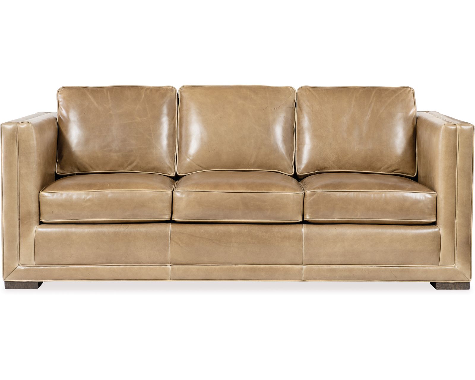 Bradington Young Ellary 663 Sofa (12 leathers) 8-Way Hand Tie - Ellary Stationary Sofa 8-Way Hand Tie