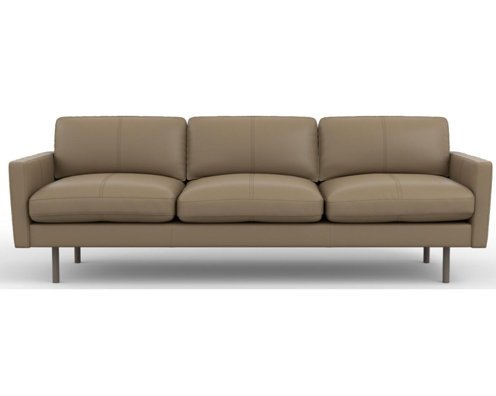 Villa 80" Leather Sofa (+20 leathers) - Tan