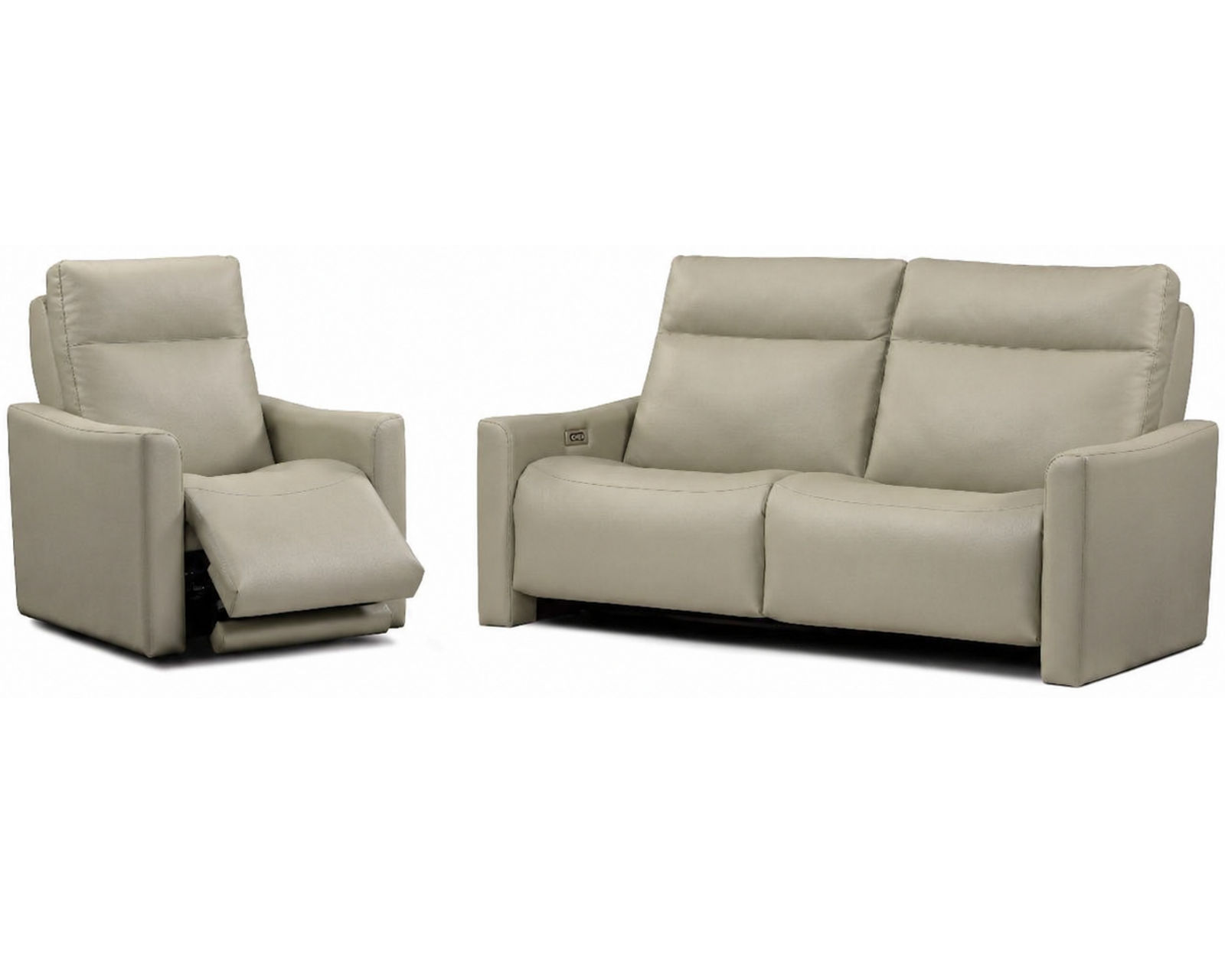 Kirk Dual Power Reclining Sofa — Available in Standard & Wide Cushions, 140+ Leather Options, and 76", 79", or 108" Widths - Experience the Difference Precision Makes