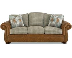 Grandover LF2685 Leather and Fabric Sofa (92")