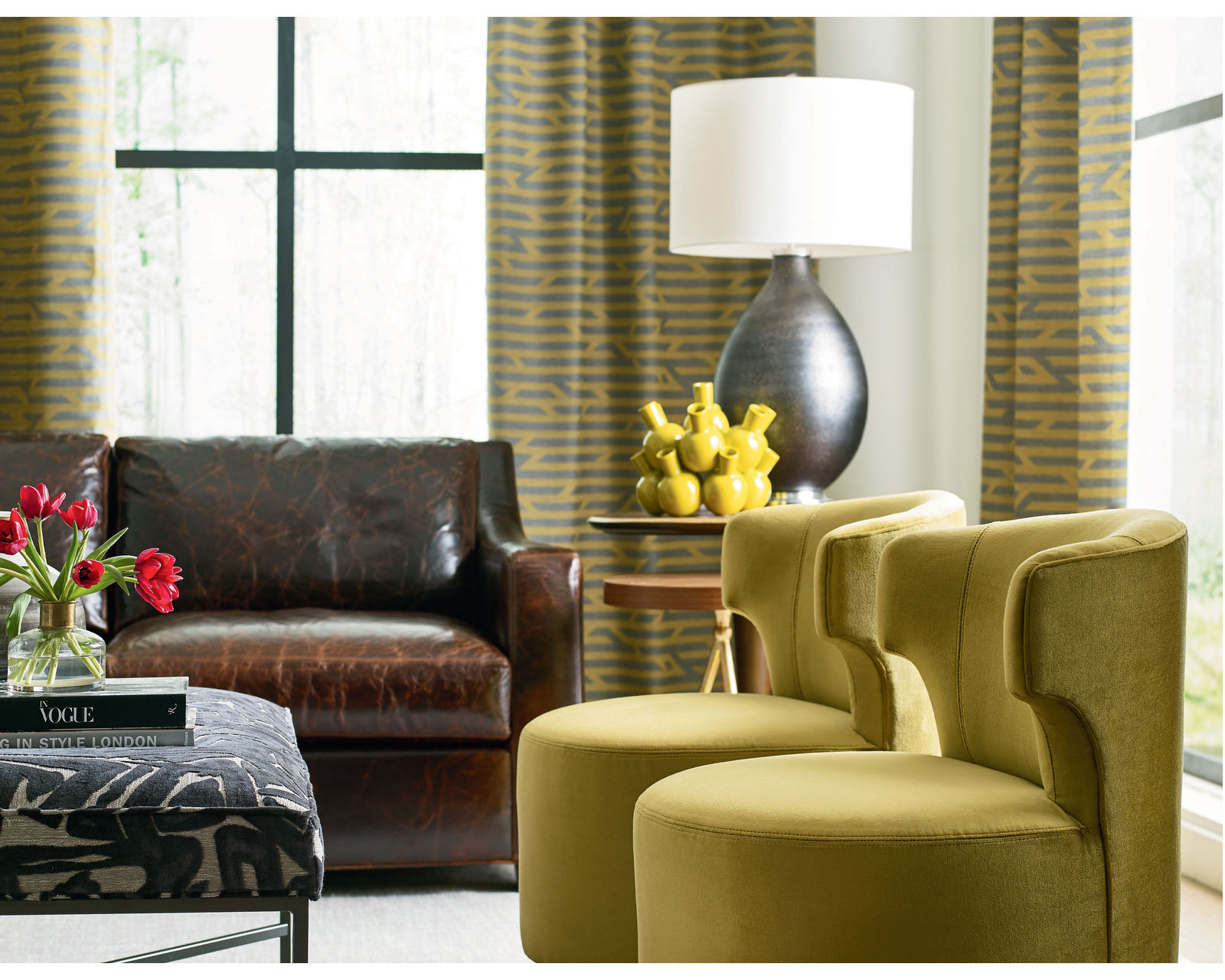 Barrett Leather Sectional (+45 leathers) - Barrett Leather Sectional 