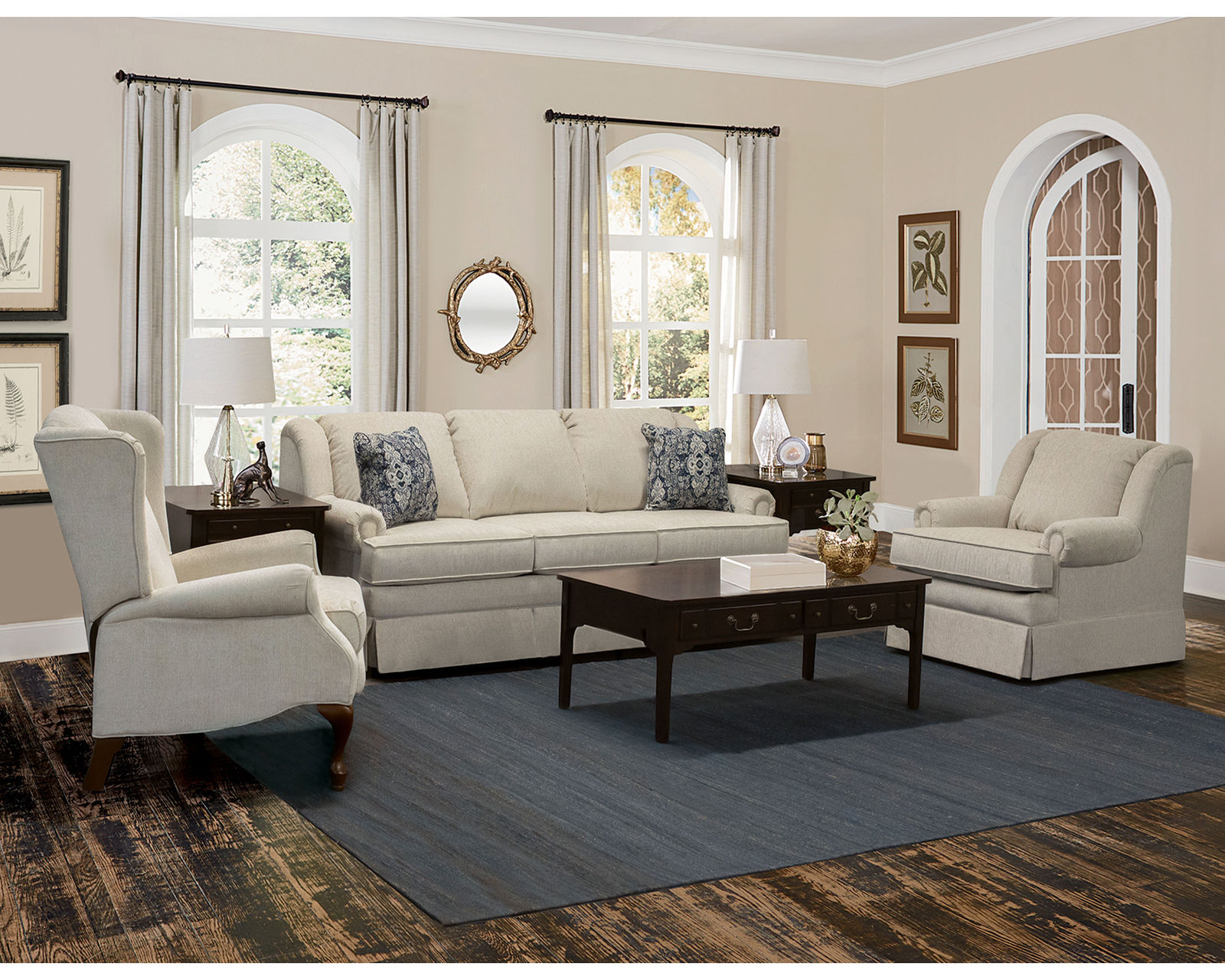 Rochelle 79" Sofa  (+100 Standard and Performance Fabrics) - 	Rochelle 79" Sofa