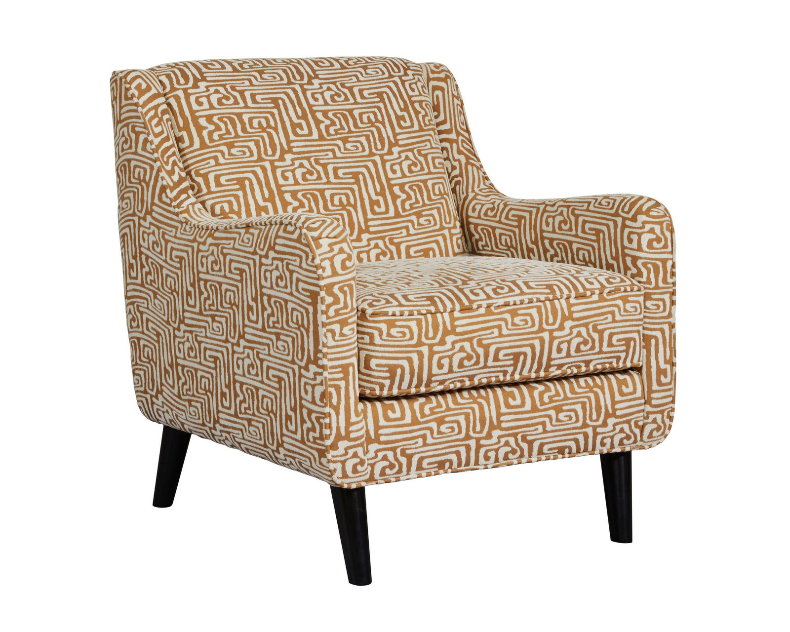 Durango Pewter Two Piece Sectional (includes pillows) - performance fabric 96" x 124" - Zeigeist Squash Accent Chair - performance fabric