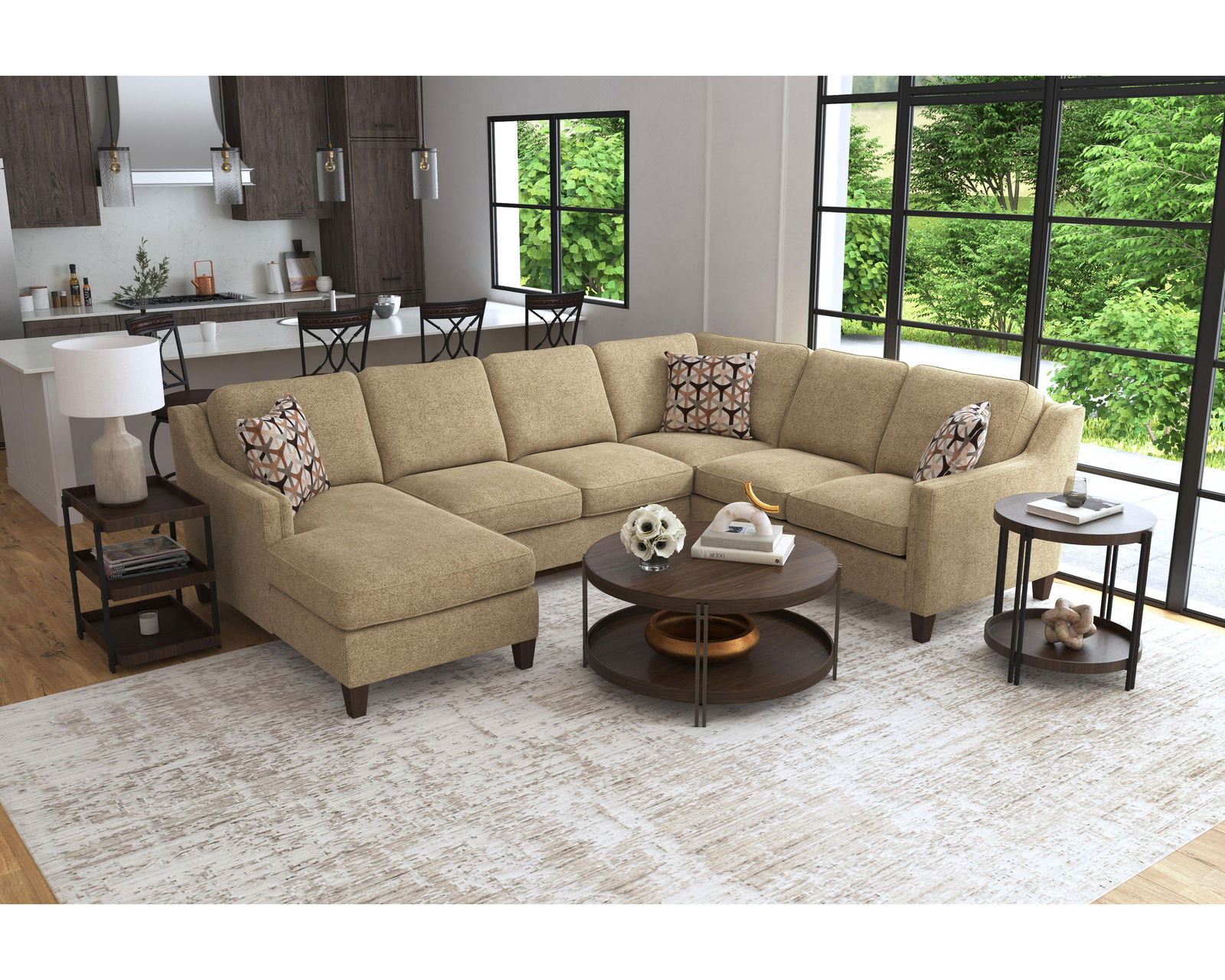 Finley 5010 Sectional (+100 fabrics) - Sectional Layout E:   We rigorously design, engineer, manufacture, and test every product for lifelong comfort.