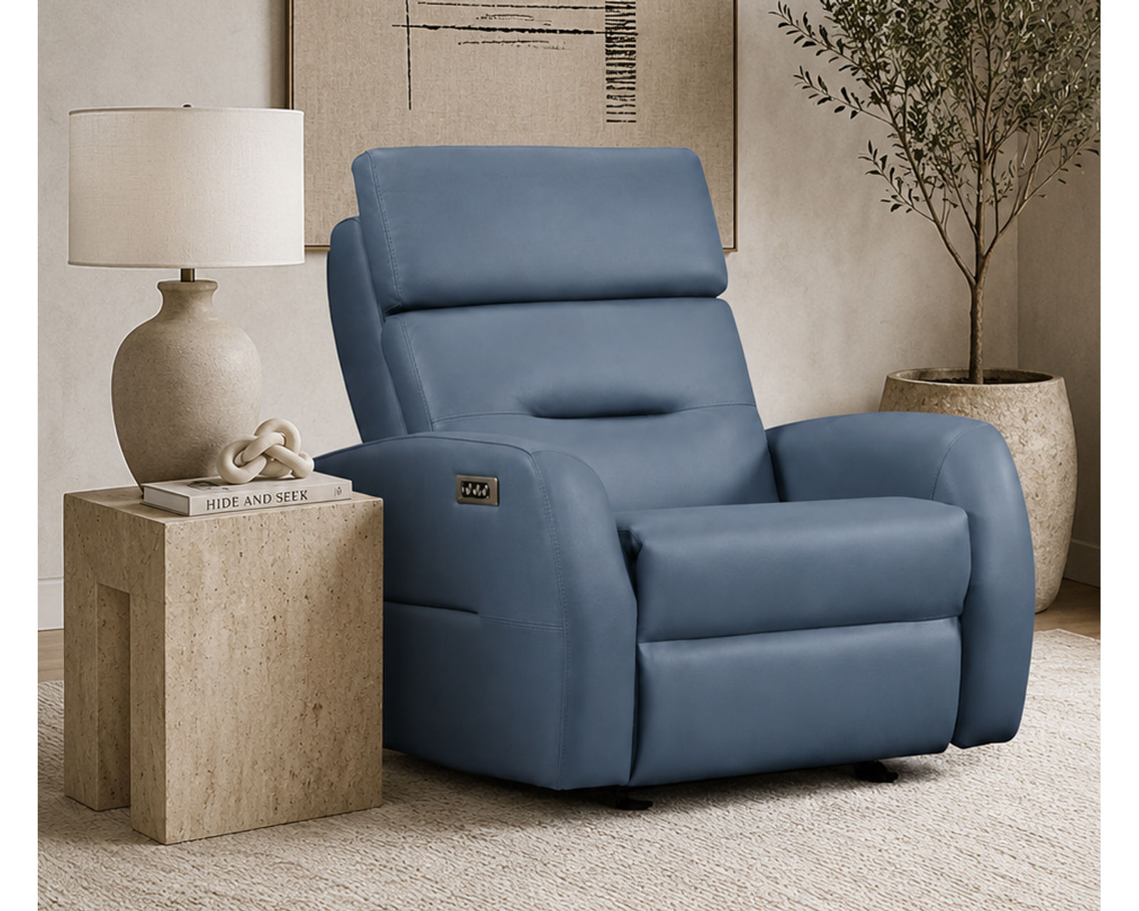 Trey Dual Power Reclining Sofa — Available in Standard & Wide Cushions, 140+ Leather Options, and 76", 79", or 108" Widths - Endless Custom Options. One Perfect Fit.