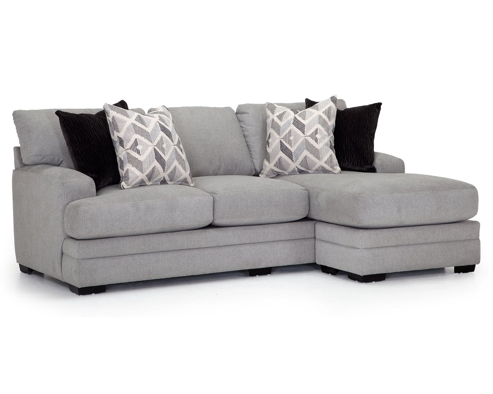 Cleo 99" Sofa with Reversible Chaise (Change the Chaise. Change the Room) - Designer Style Without the Designer Price.