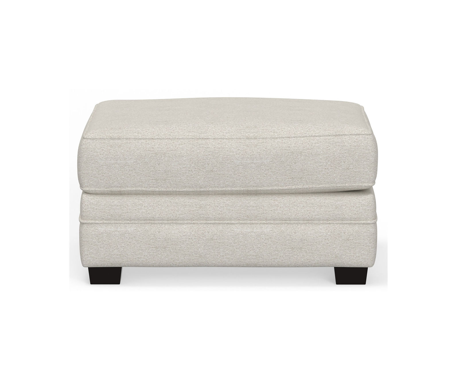 Magnolia 90" Sofa (durable polyester fabric) includes pillows  - Magnolia 26" x 34" Ottoman